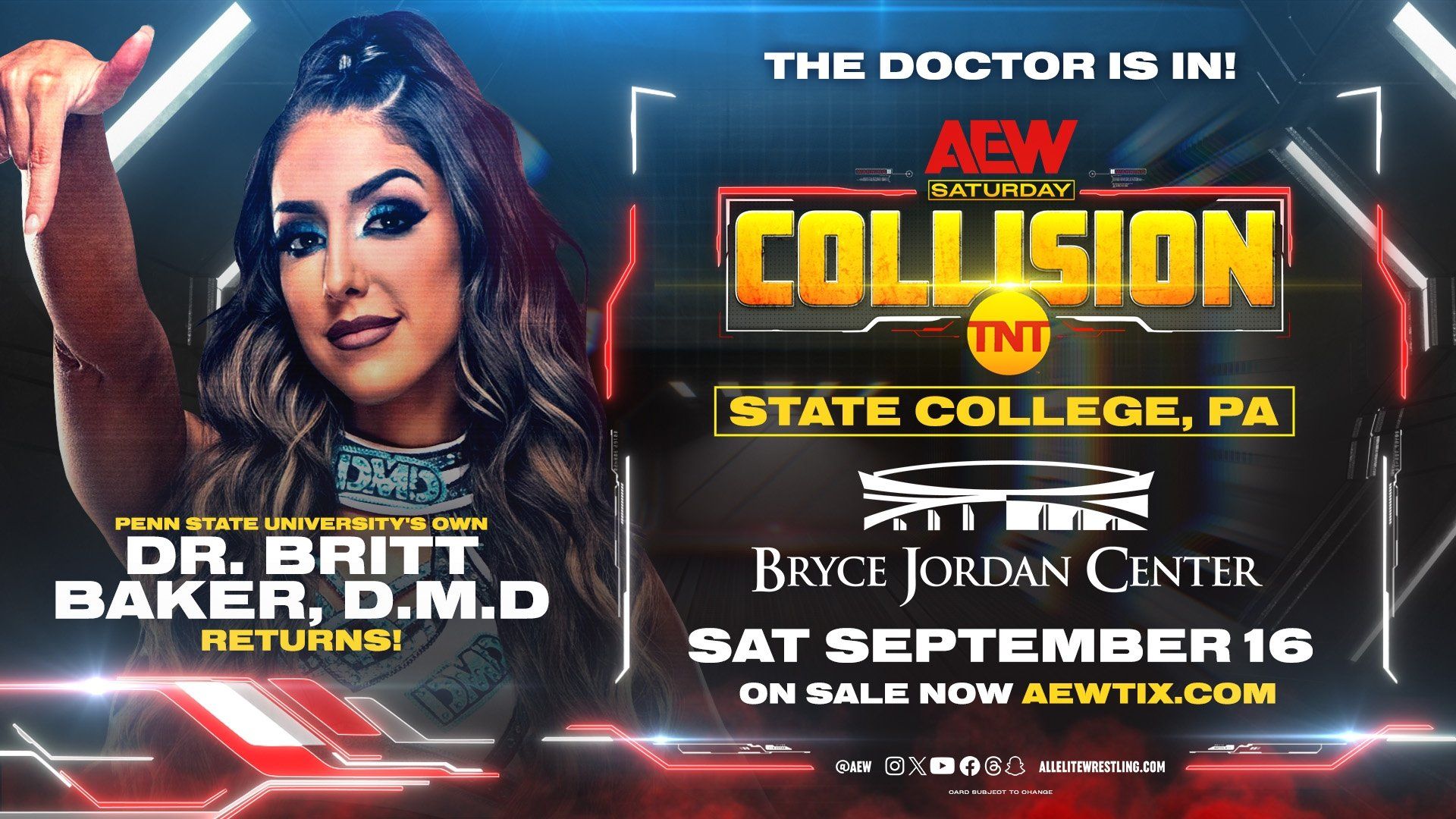 AEW Collision background