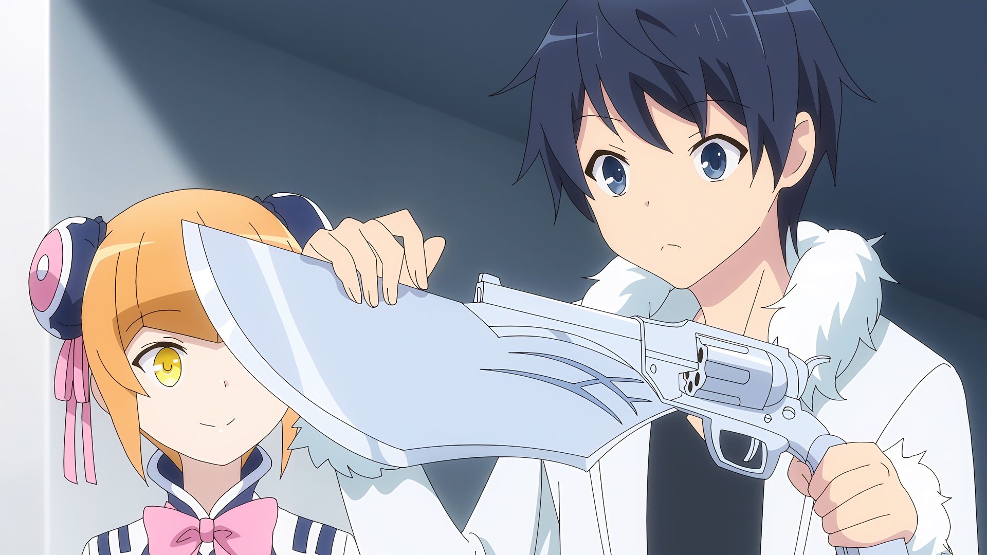 Isekai wa smartphone to tomo ni. background