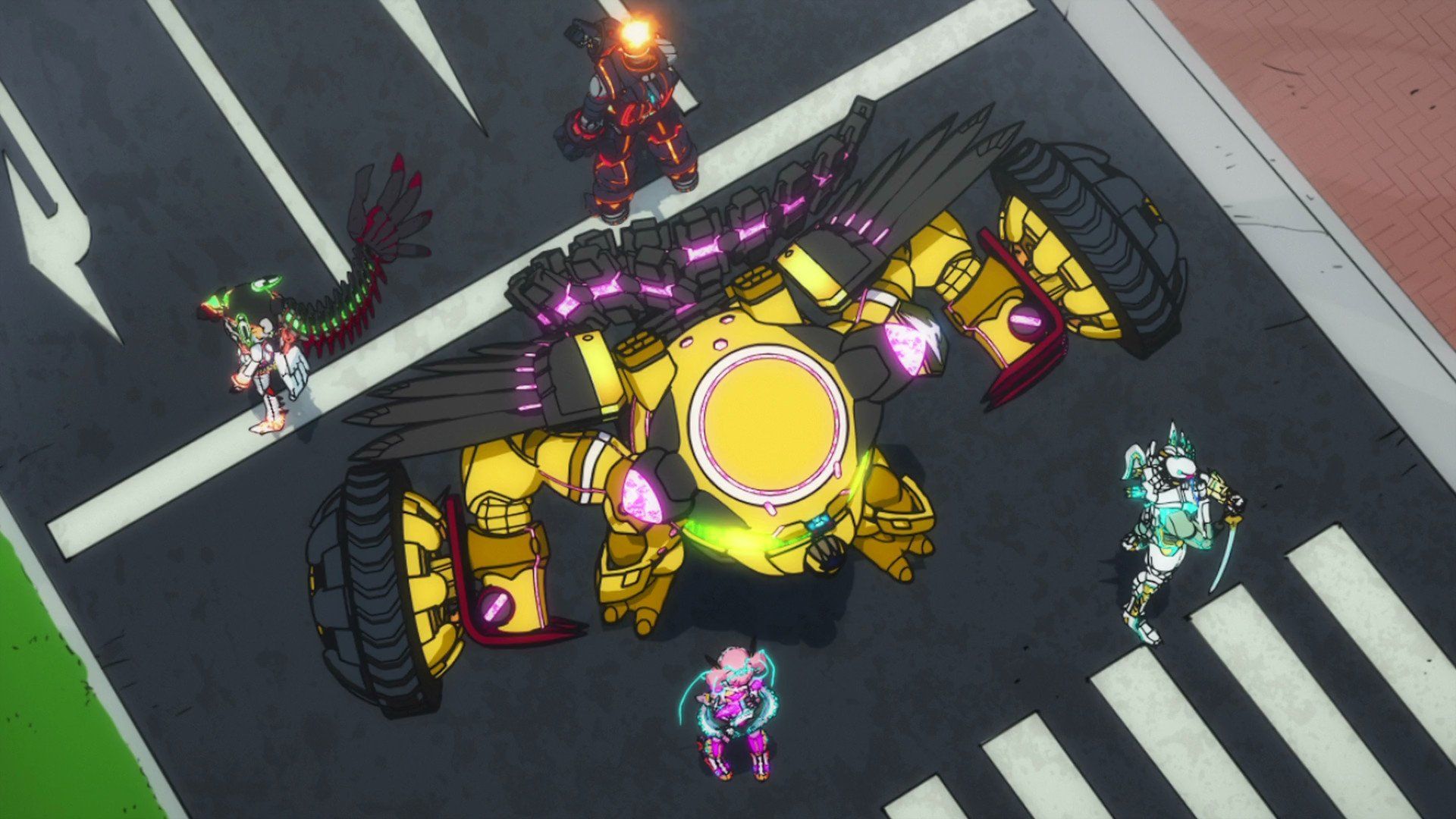 Gatchaman Crowds background