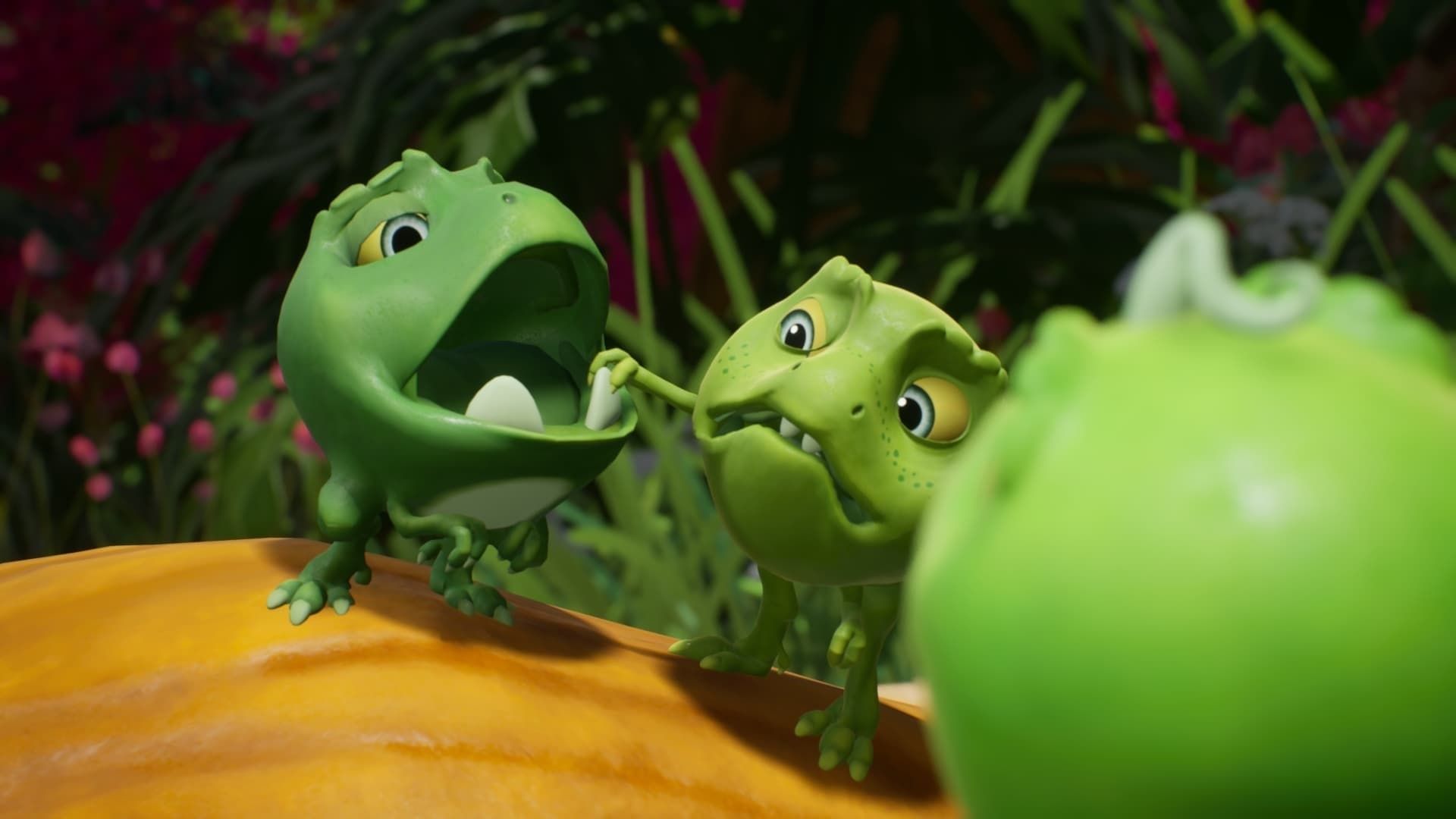 Ginger and the Vegesaurs background
