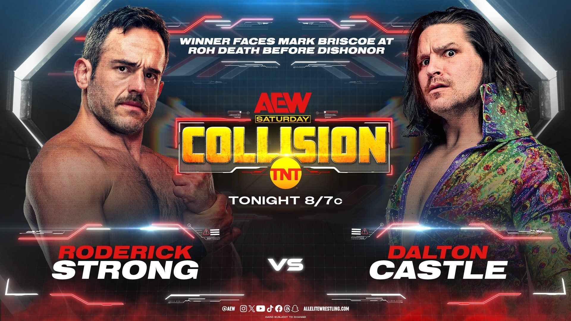 AEW Collision background