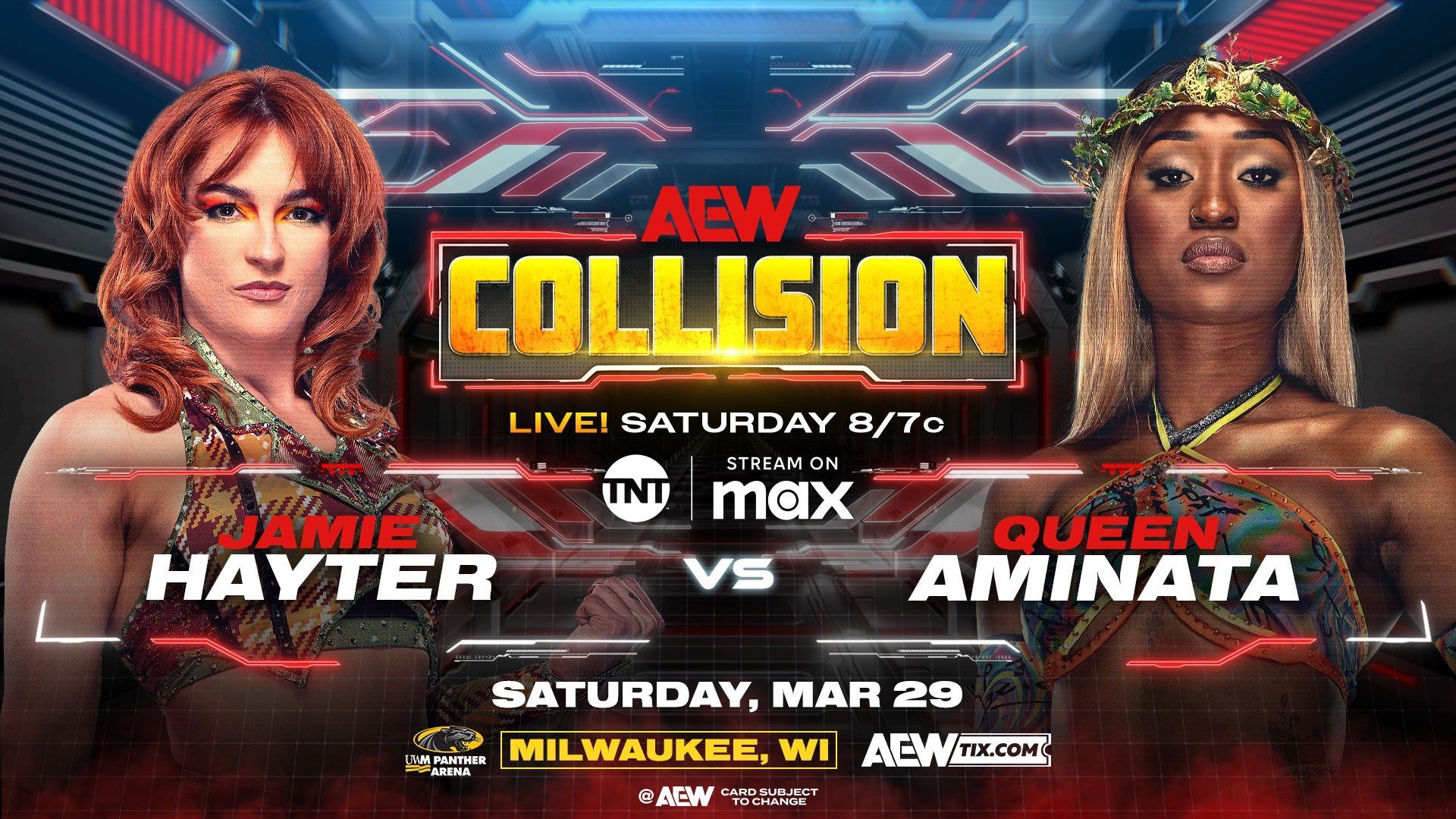 AEW Collision background