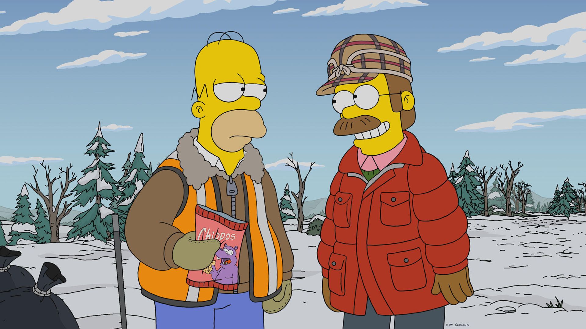 The Simpsons background