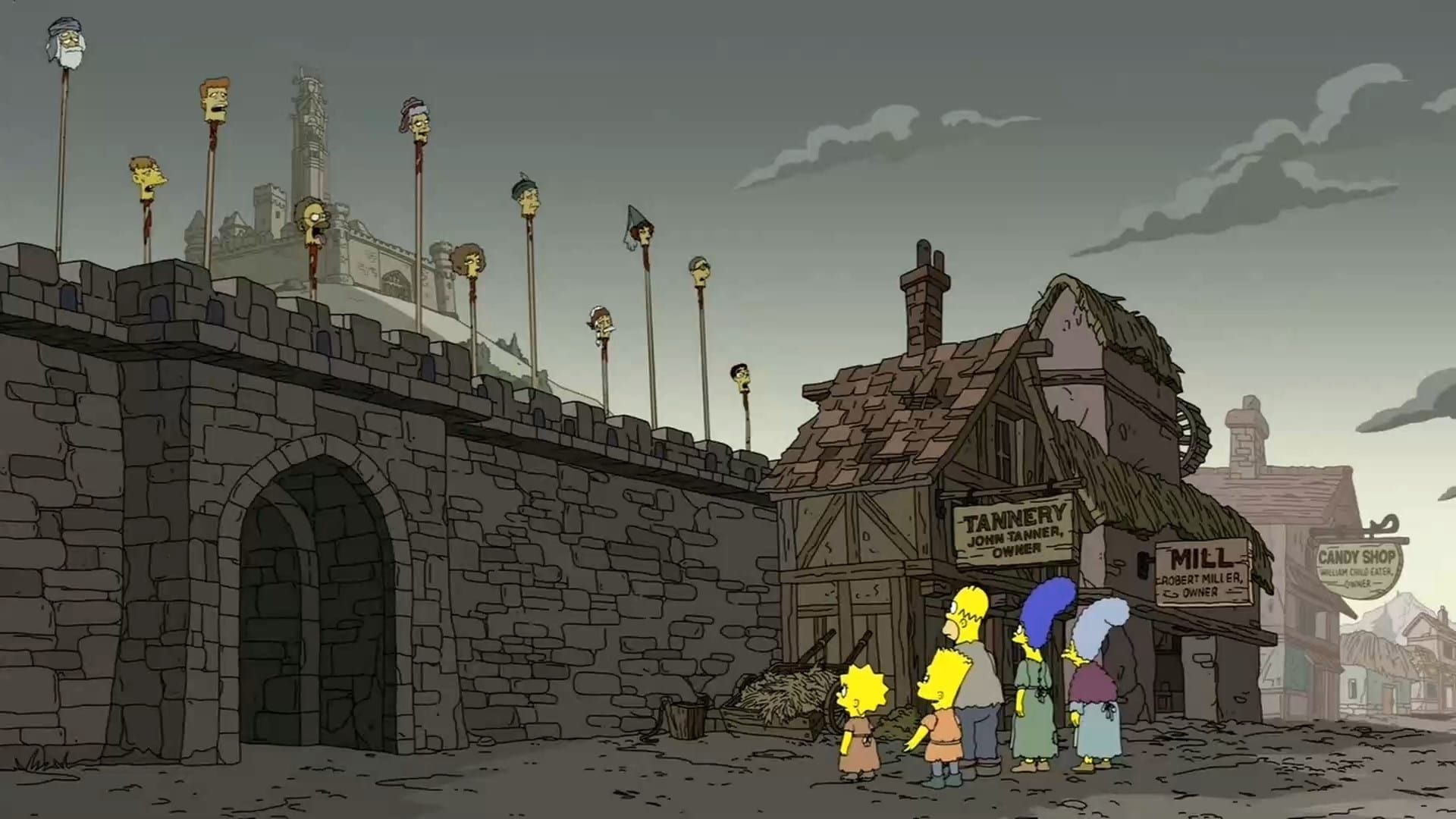 The Simpsons background