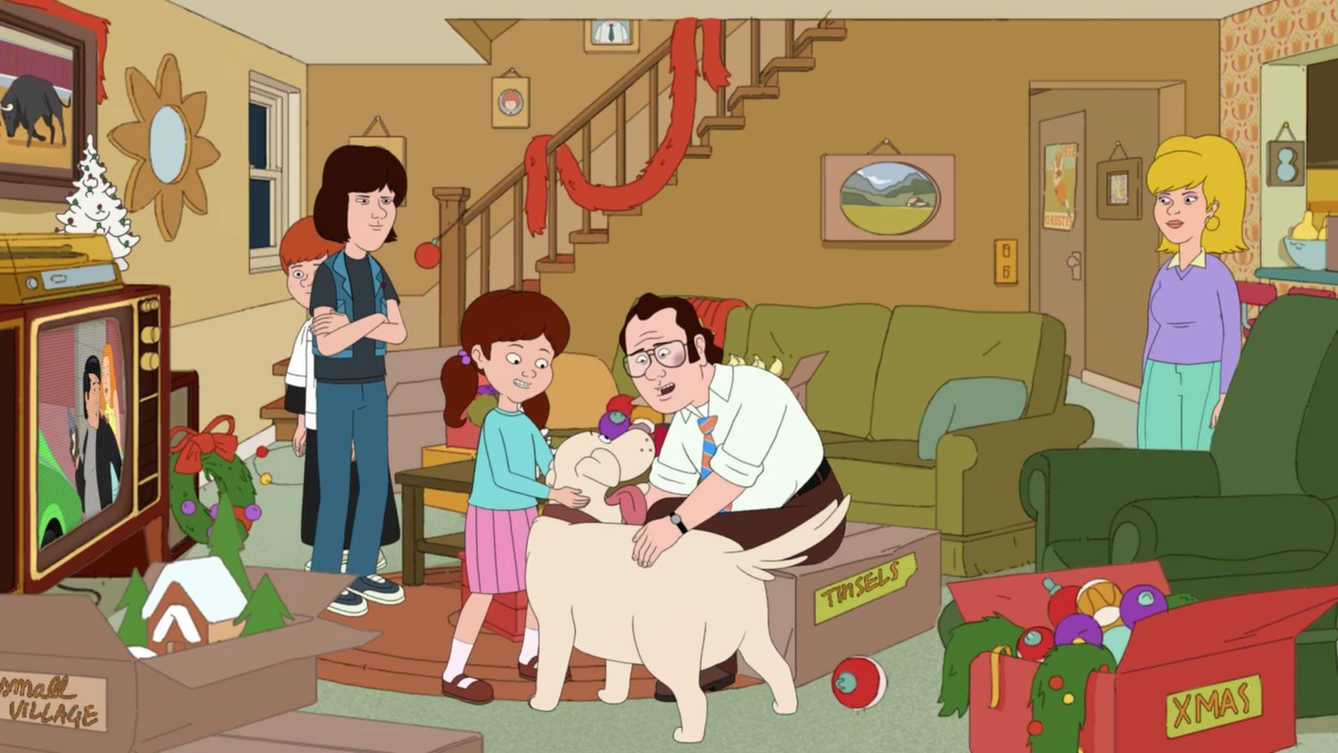 F Is for Family background