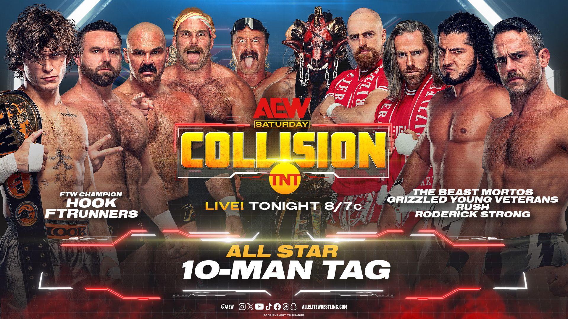 AEW Collision background