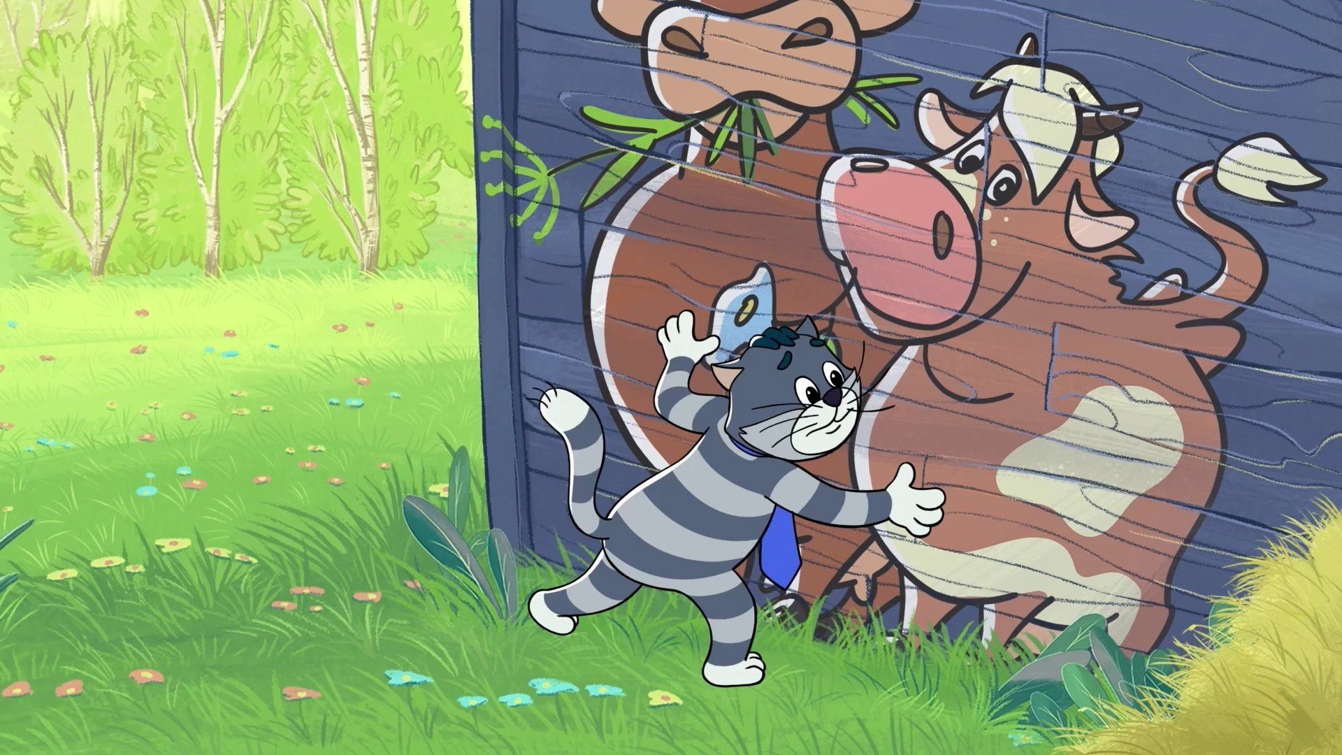 Mr. Theo, Cat & Dog background