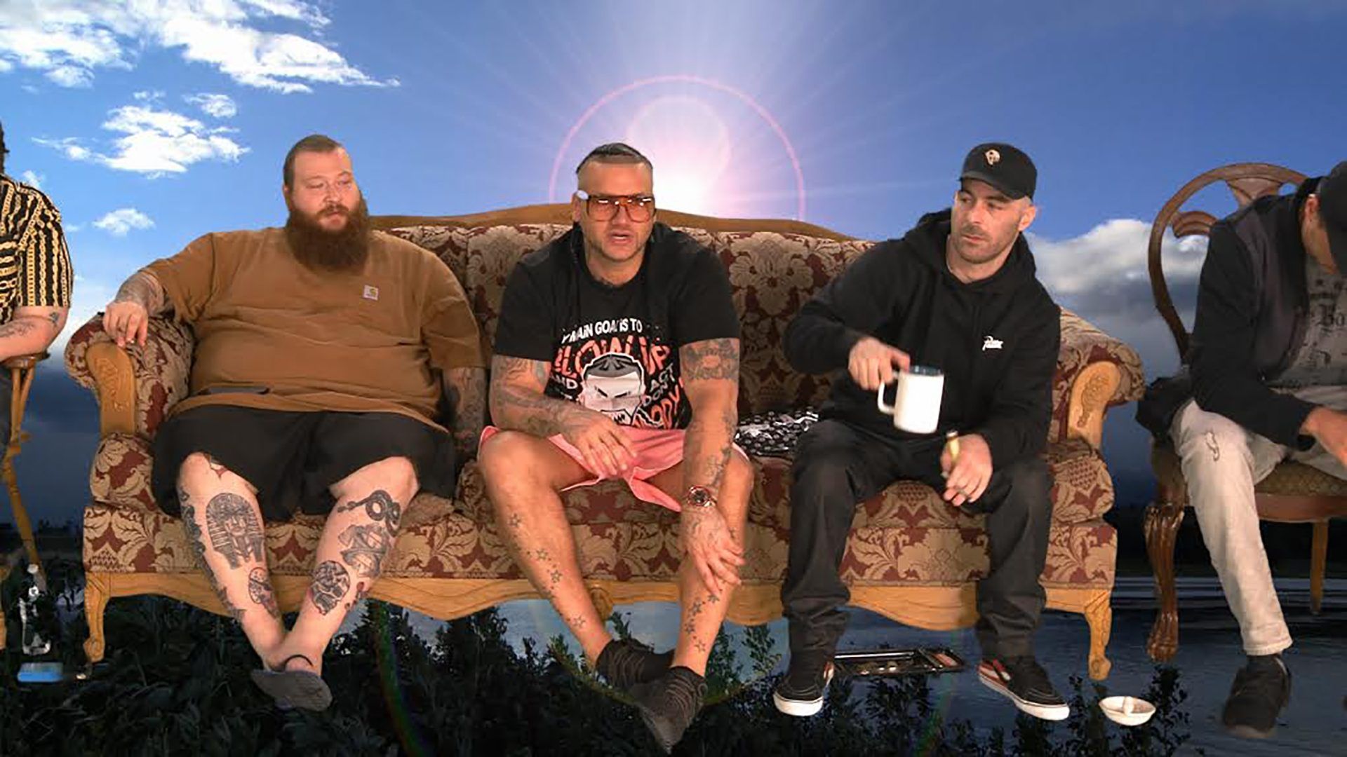 Traveling the Stars: Action Bronson and Friends Watch Ancient Aliens background