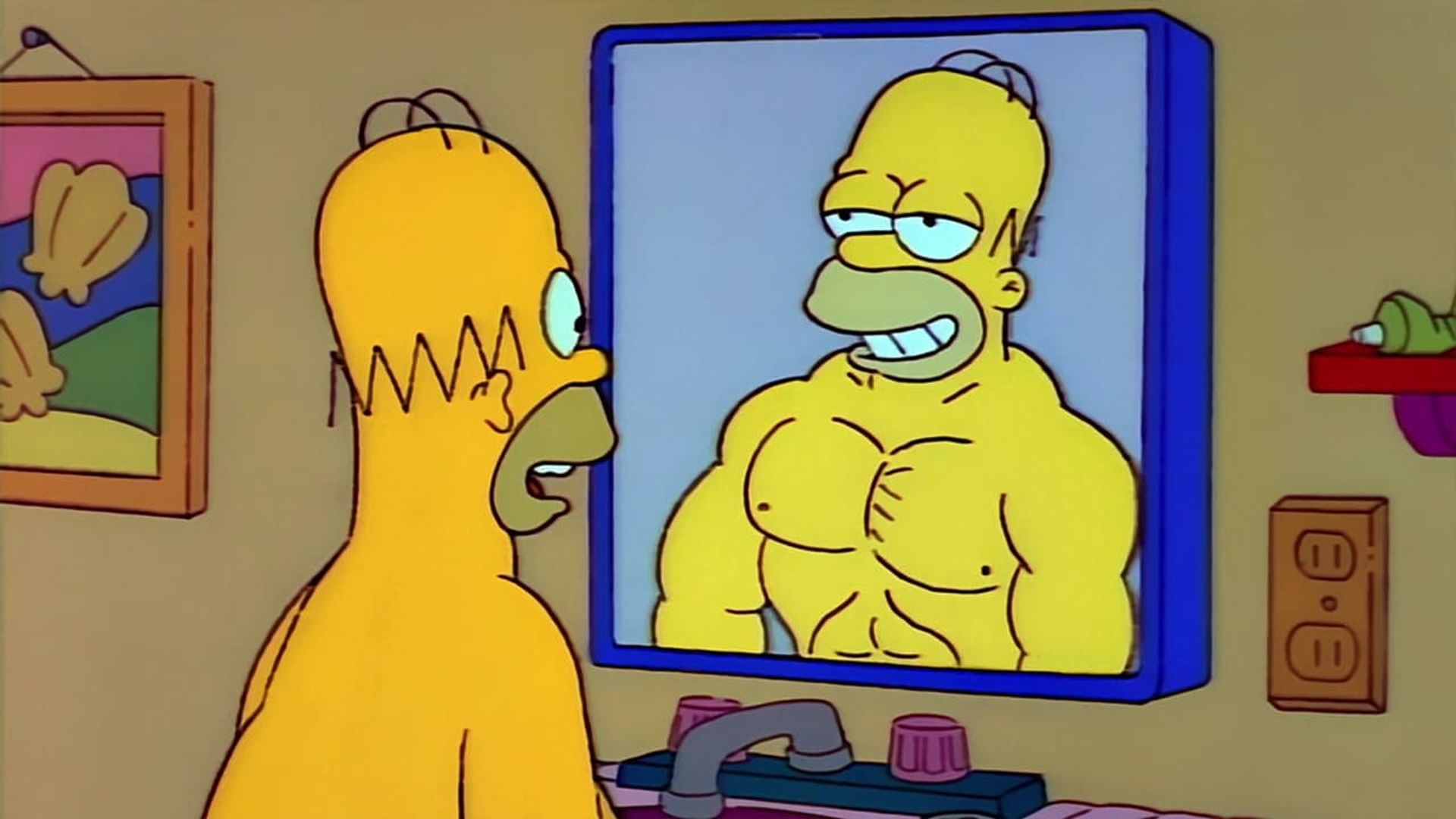 The Simpsons background