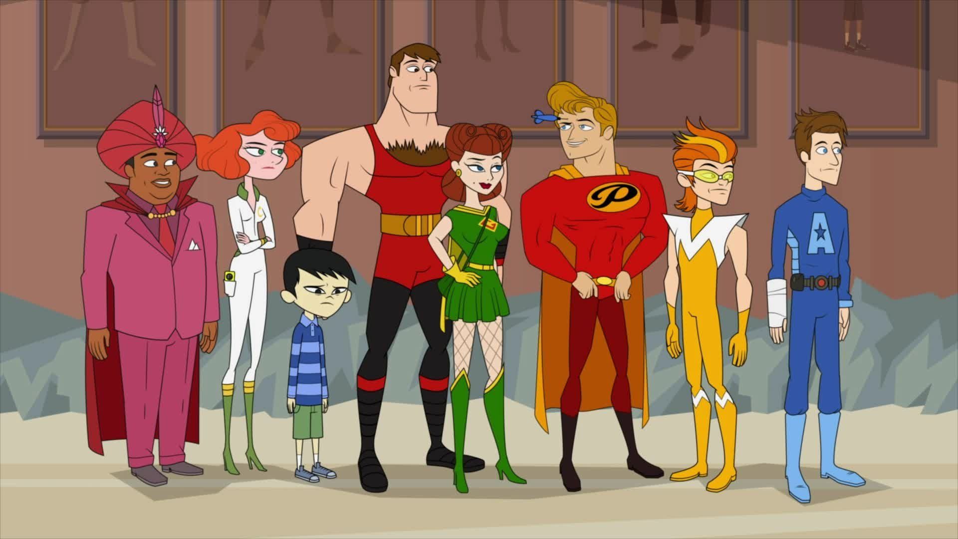 The Awesomes background