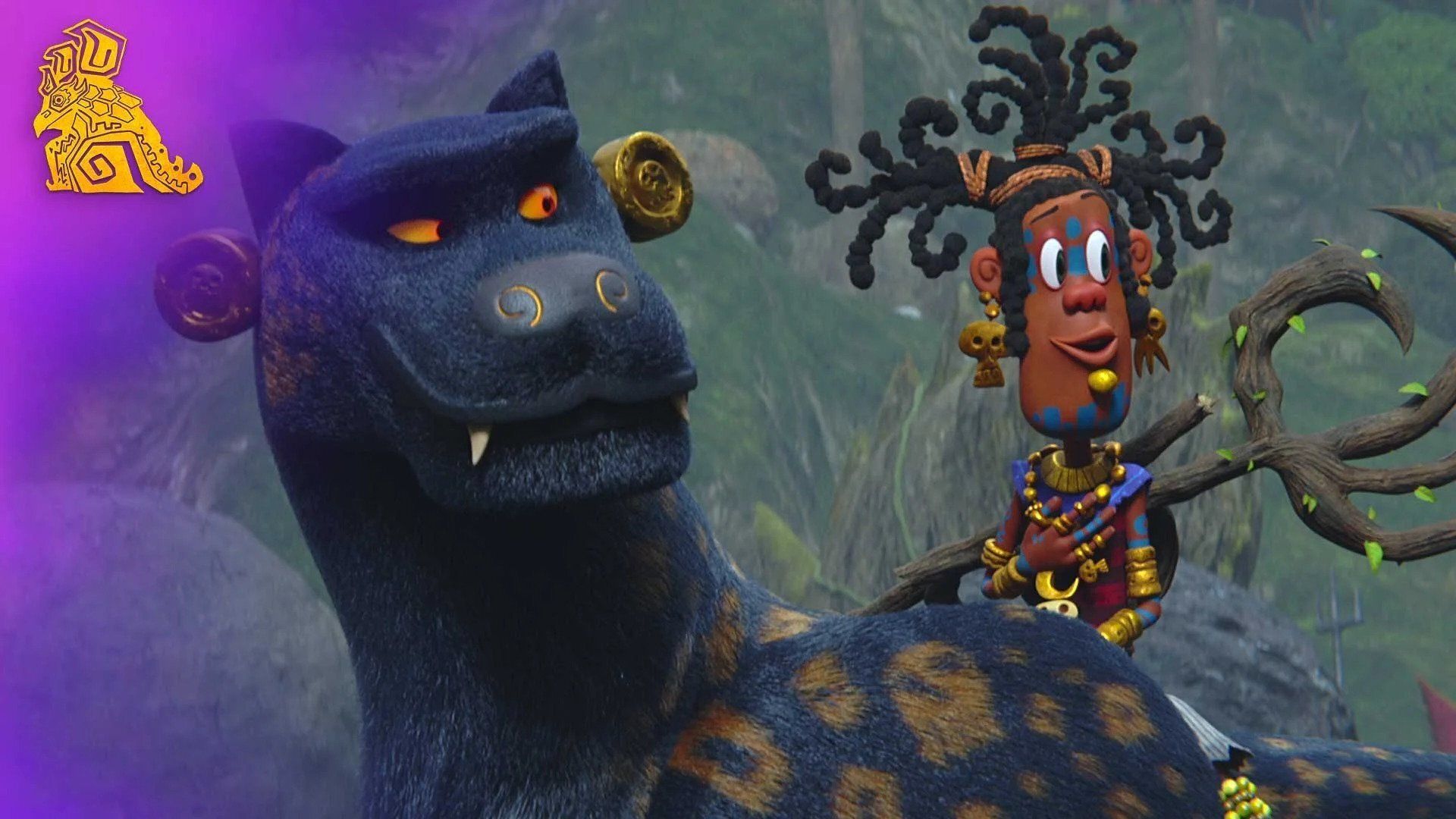 Maya and the Three background