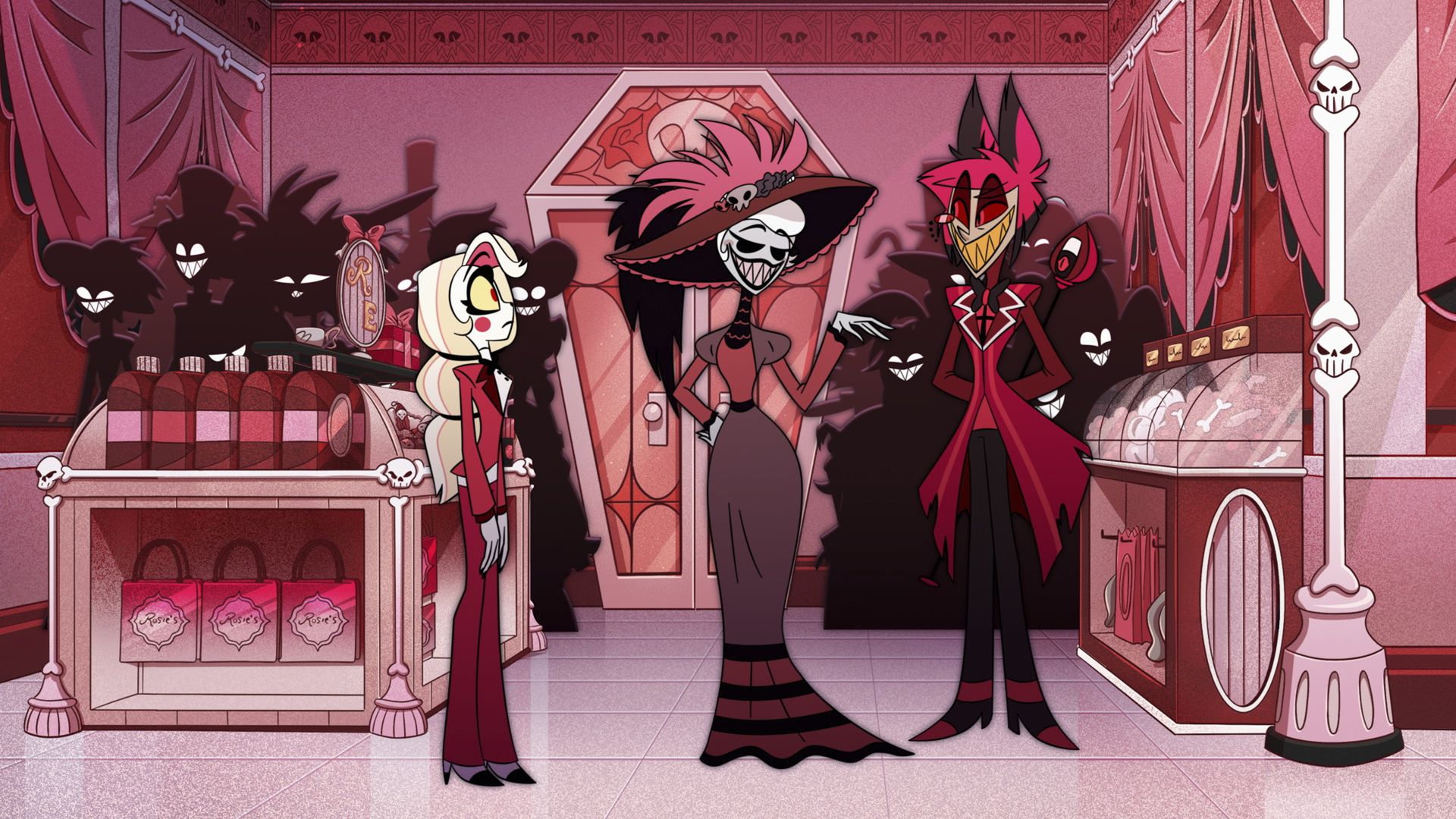 Hazbin Hotel background