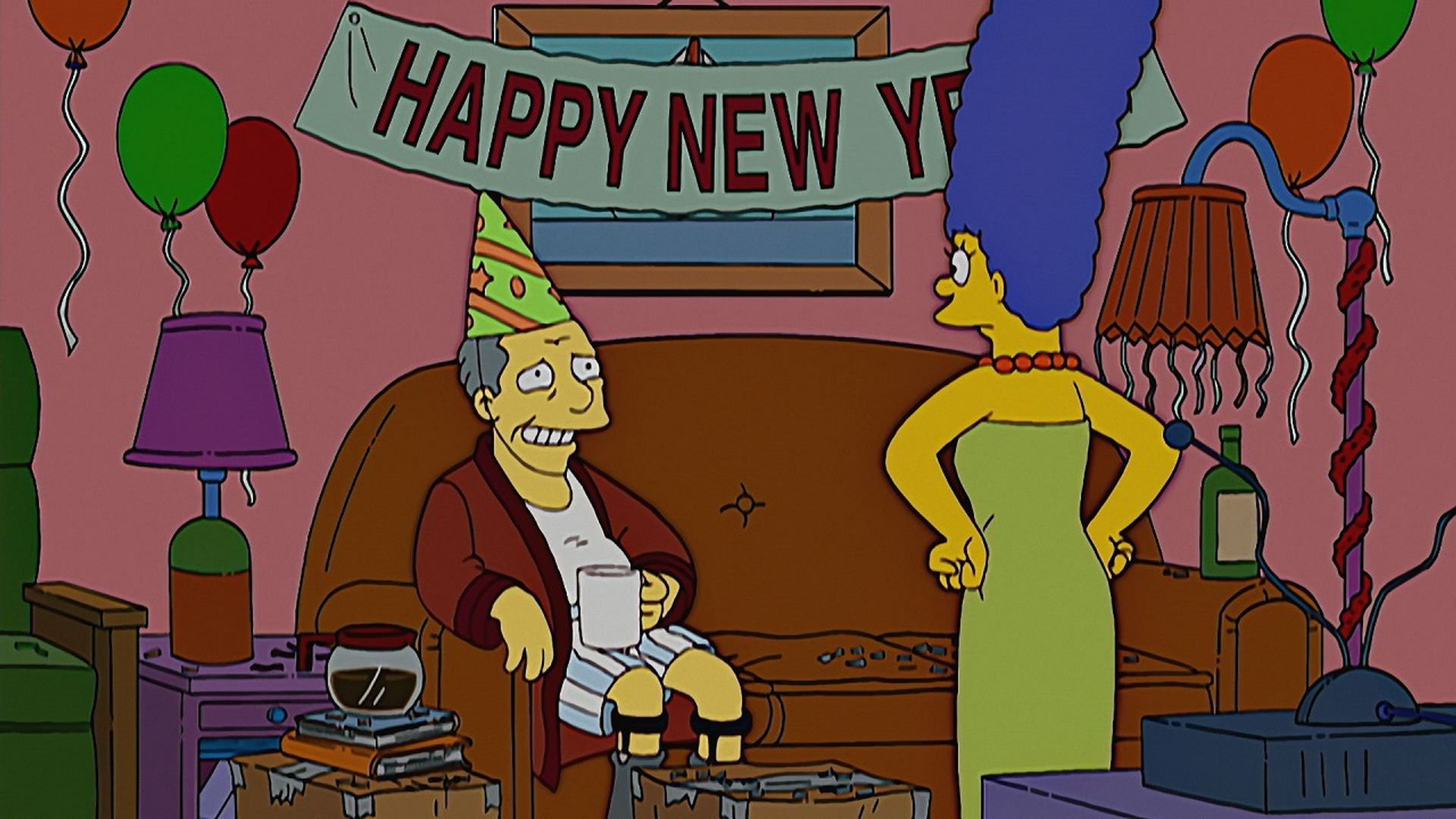 The Simpsons background