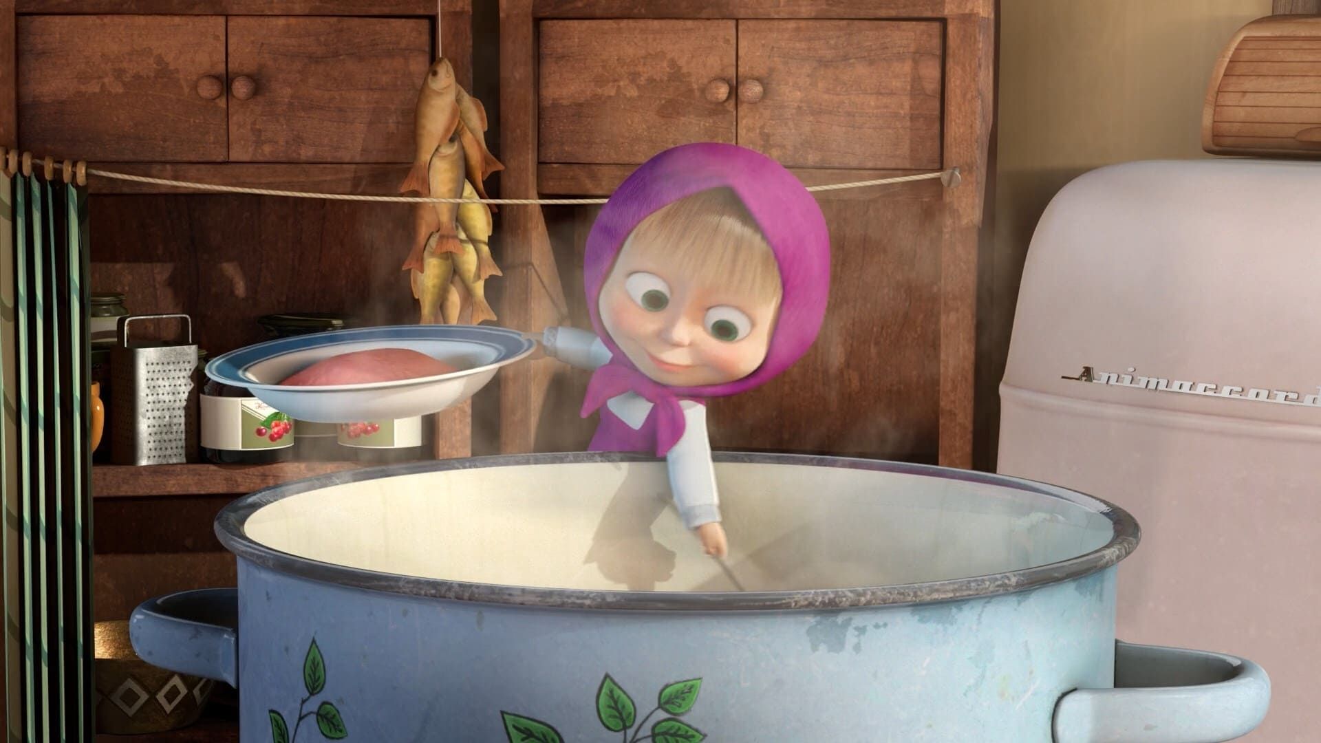 Masha and the Bear background