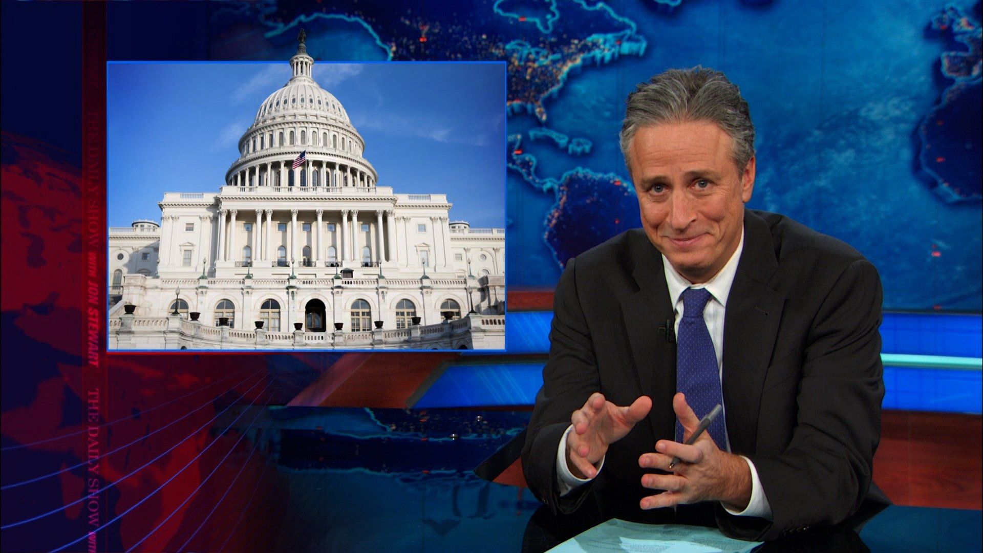The Daily Show background