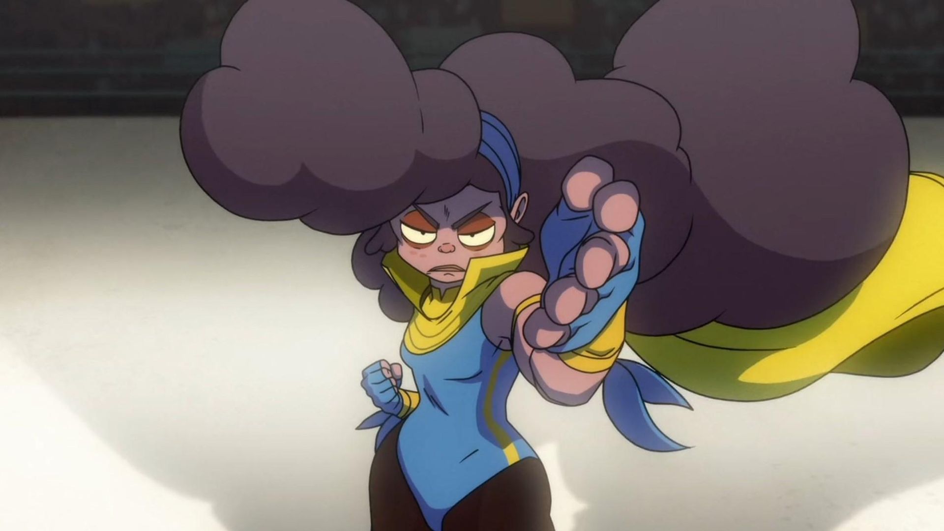 Invincible Fight Girl background