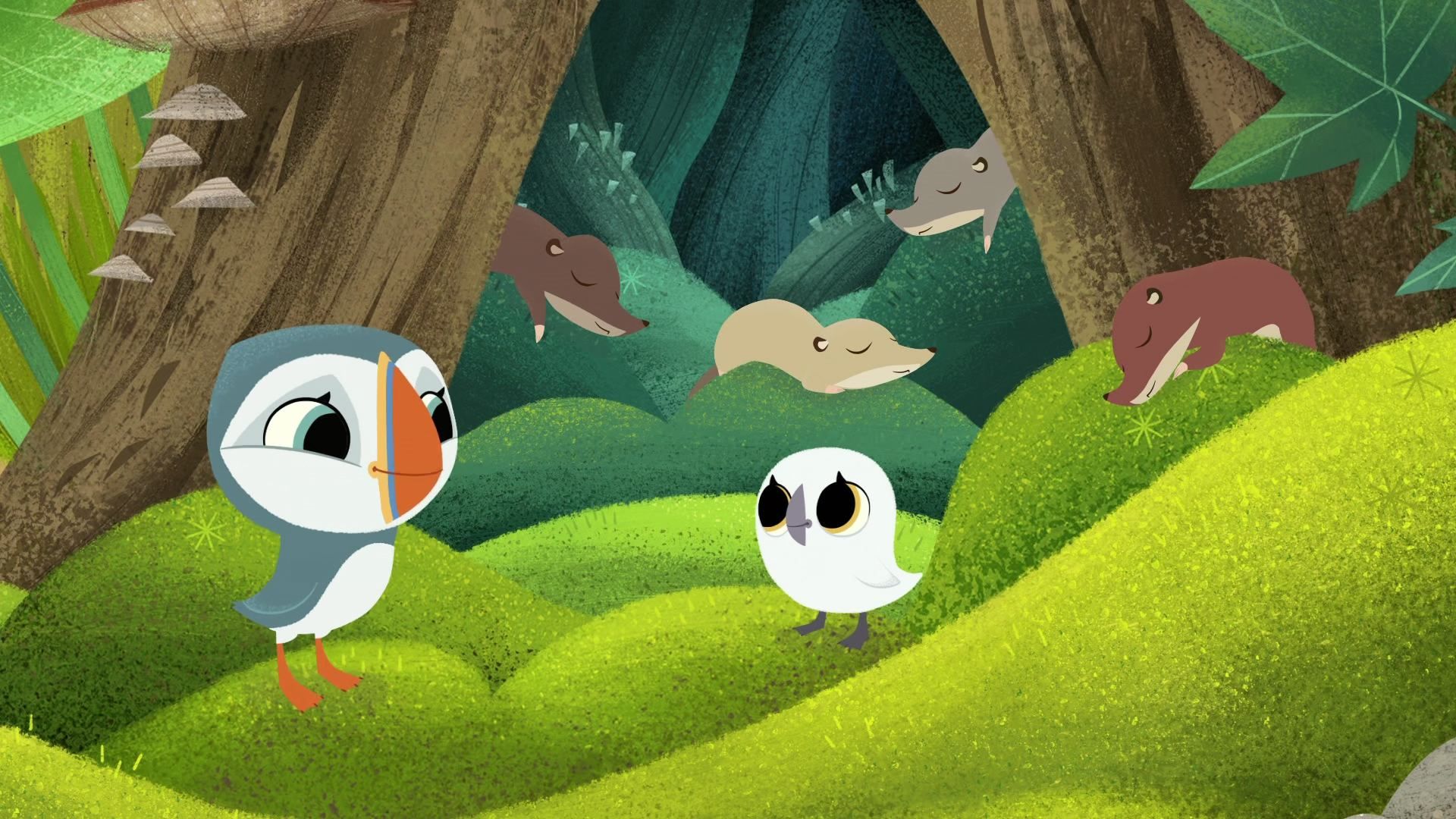 Puffin Rock background