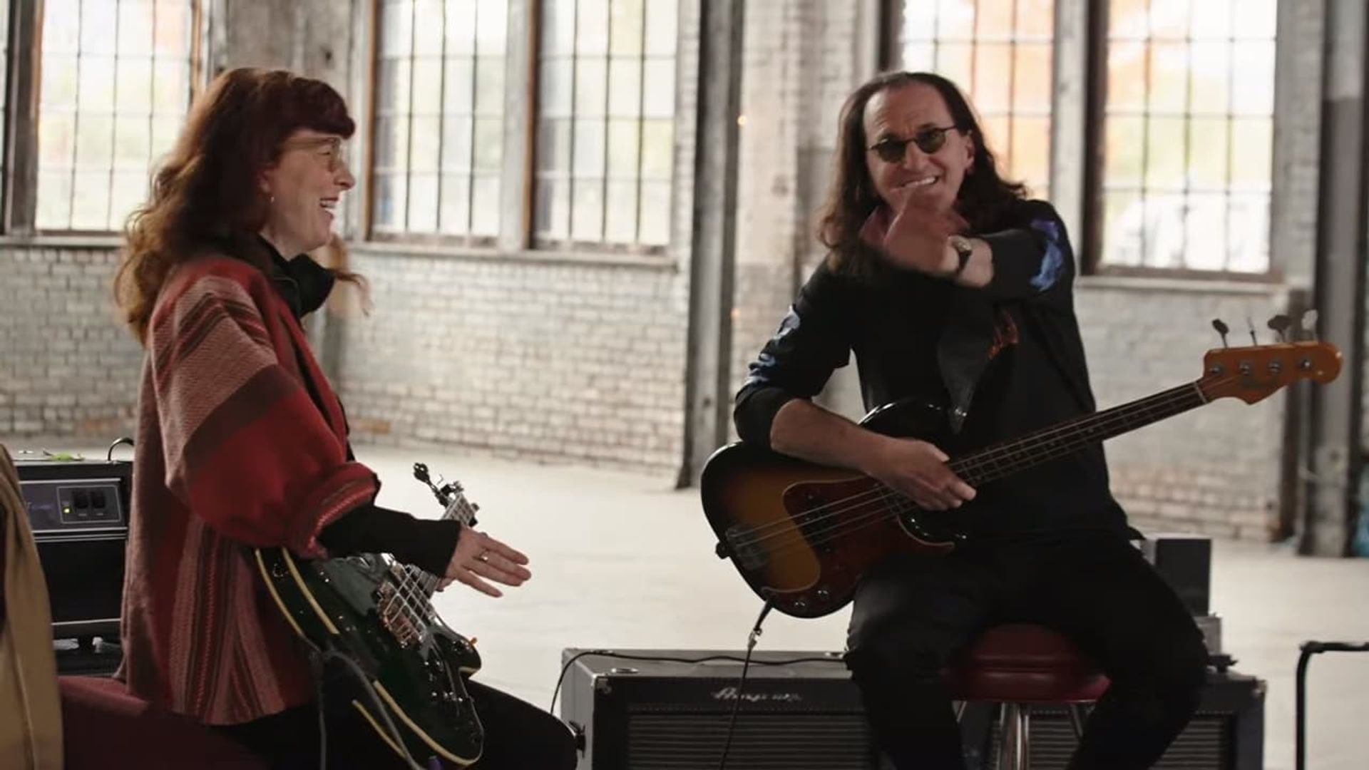 Geddy Lee Asks: Are Bass Players Human Too? background