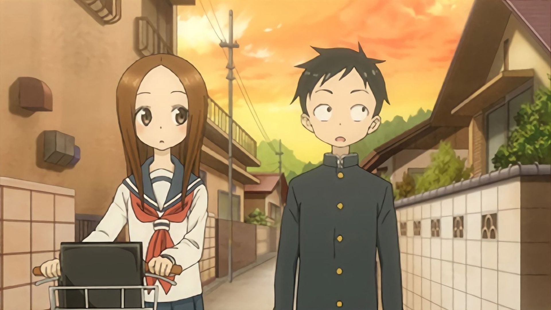 Karakai Jouzu no Takagi-san background