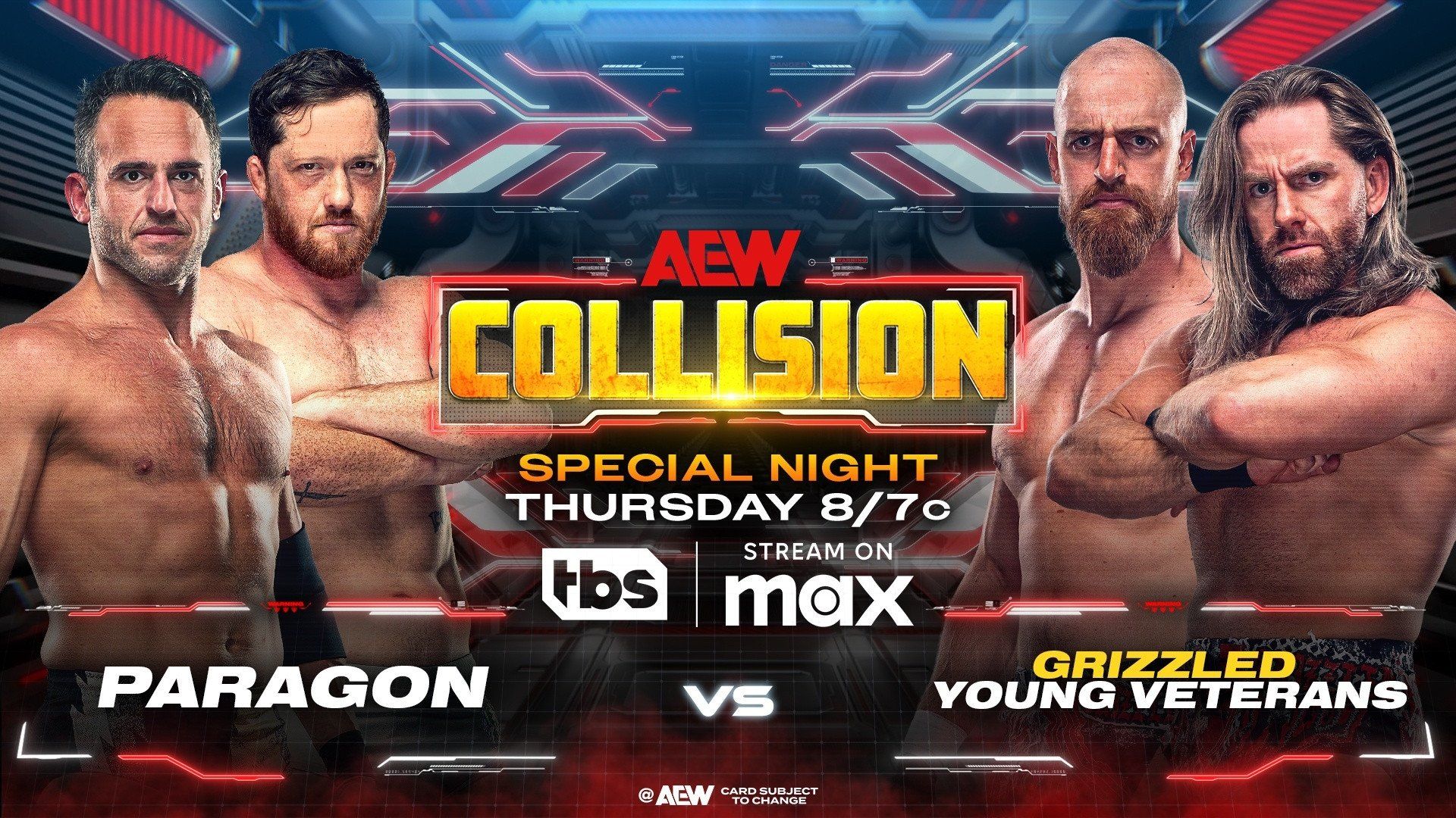AEW Collision background