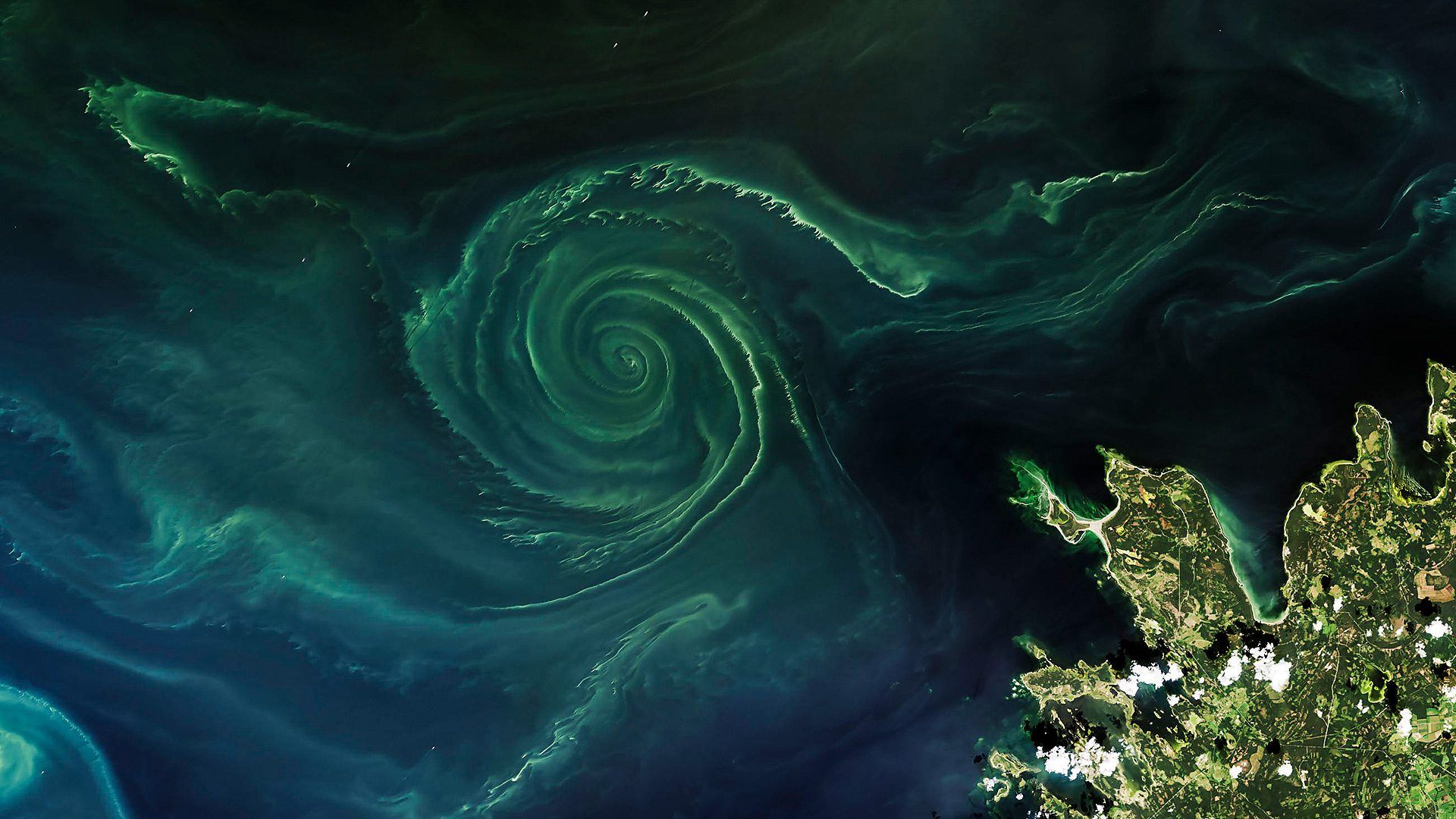 Earth from Space background