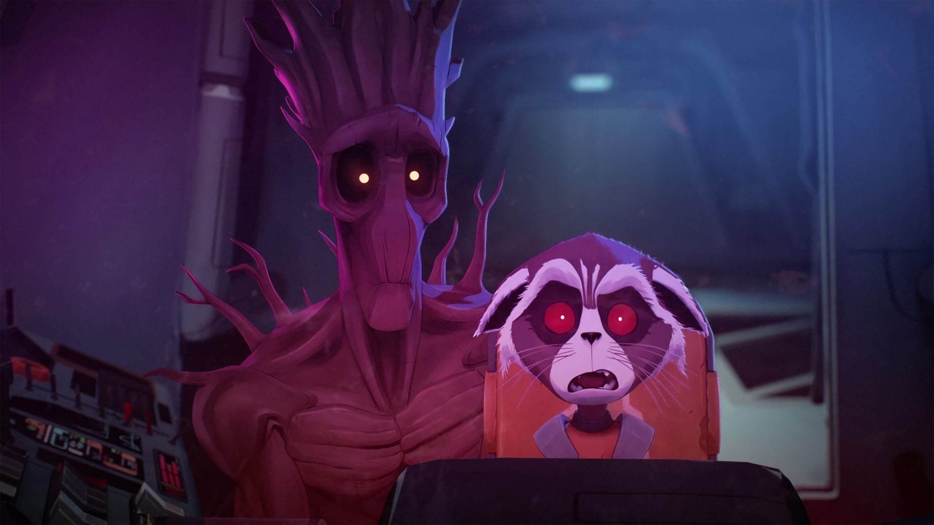Rocket & Groot background
