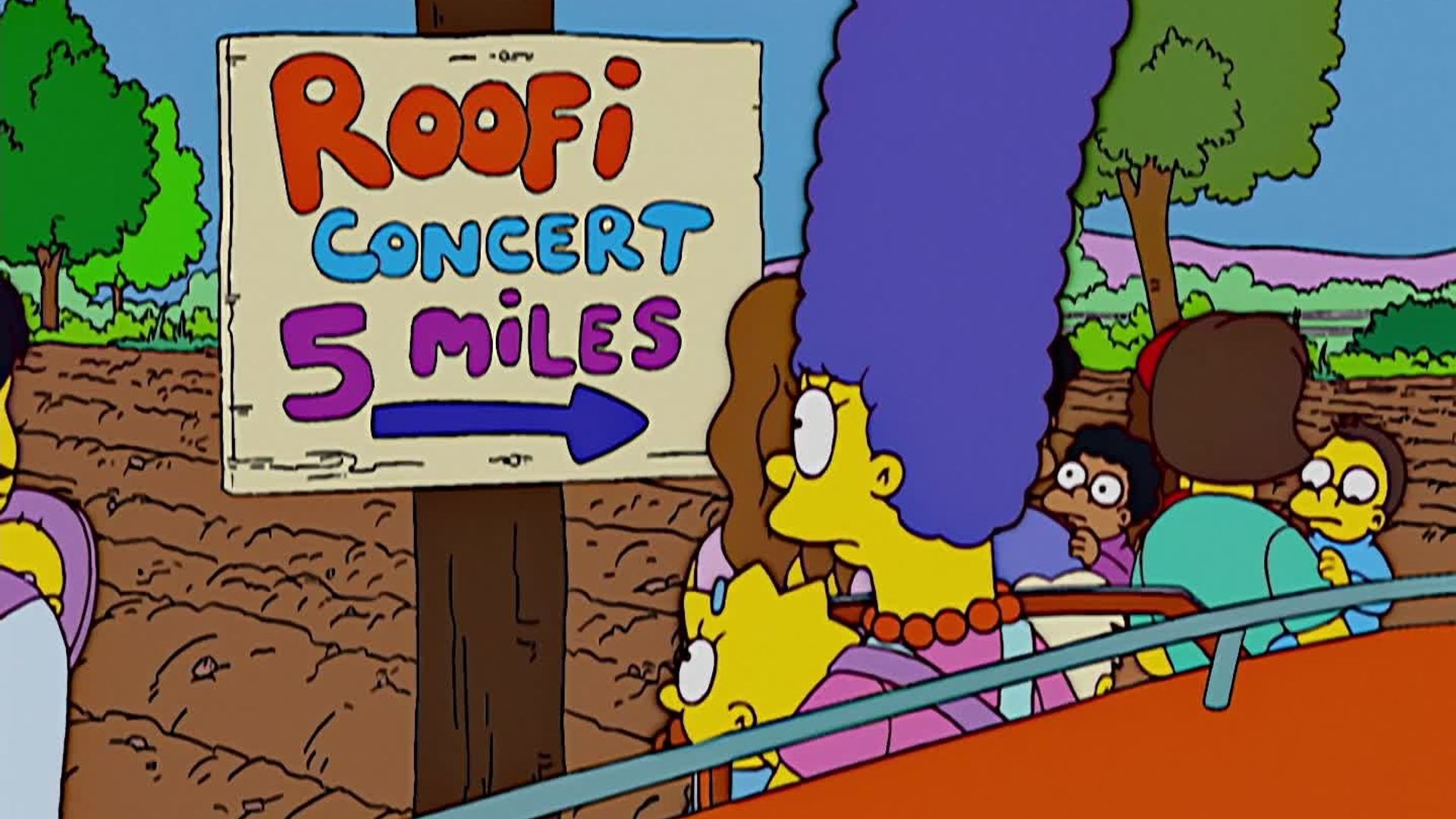 The Simpsons background
