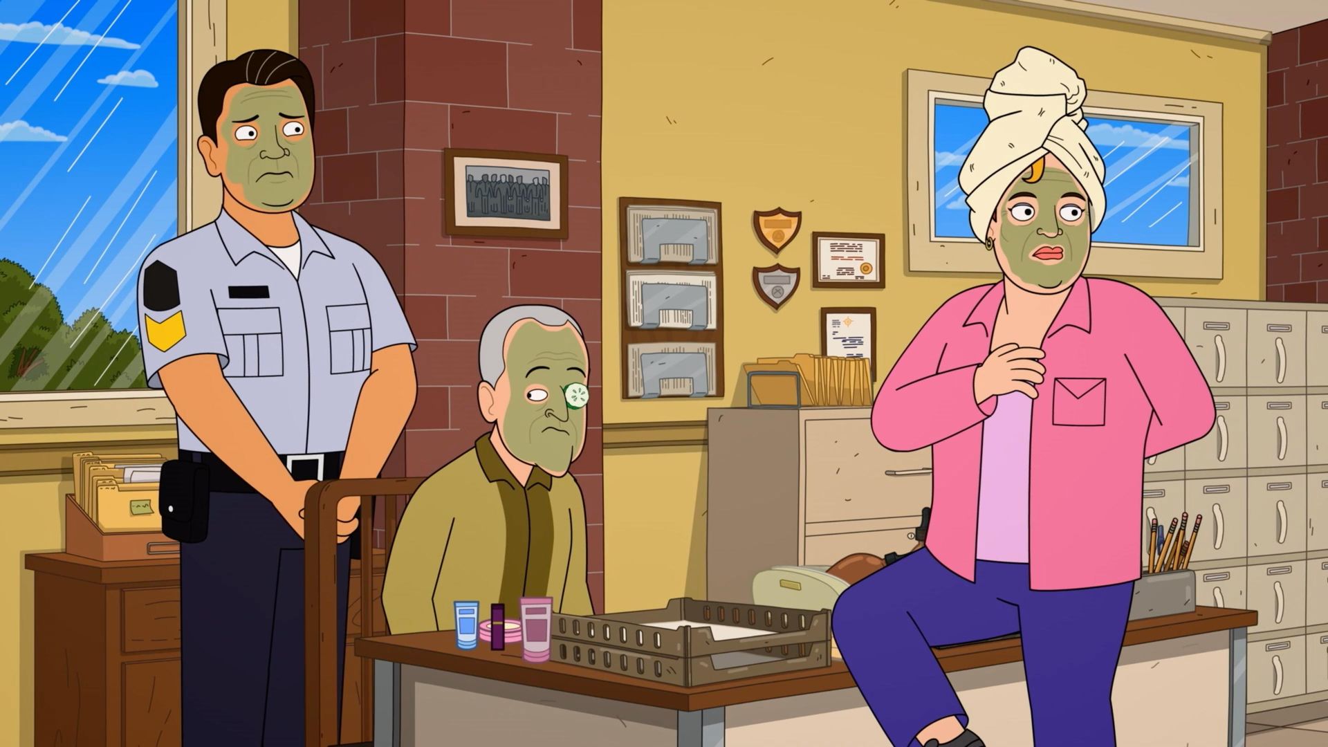 Corner Gas Animated background
