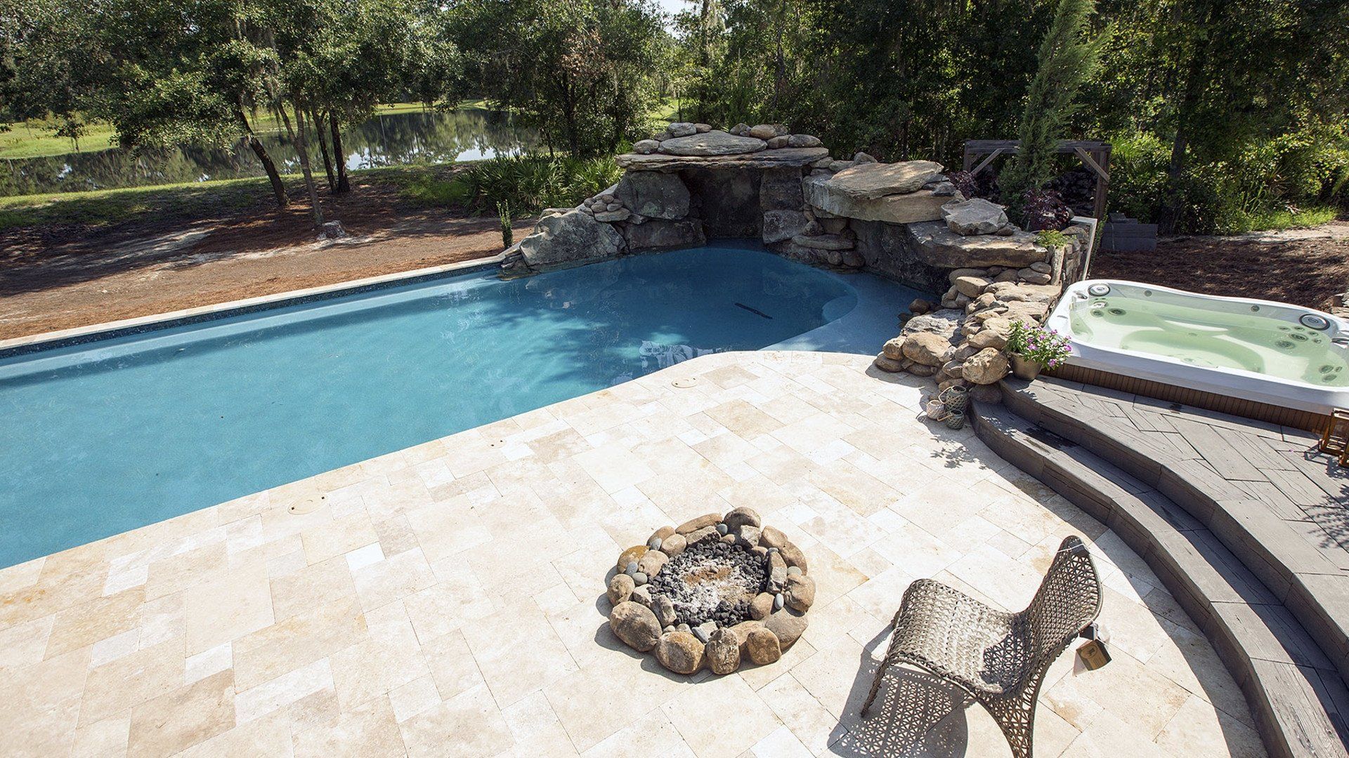 Insane Pools Off the Deep End background