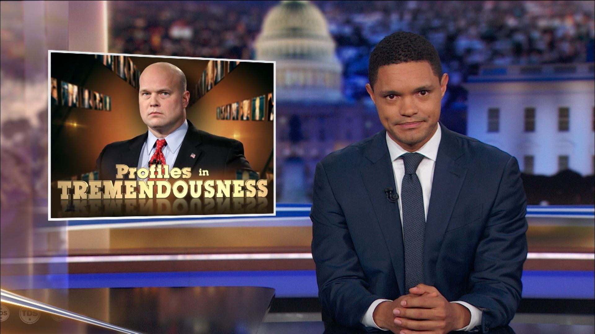 The Daily Show background