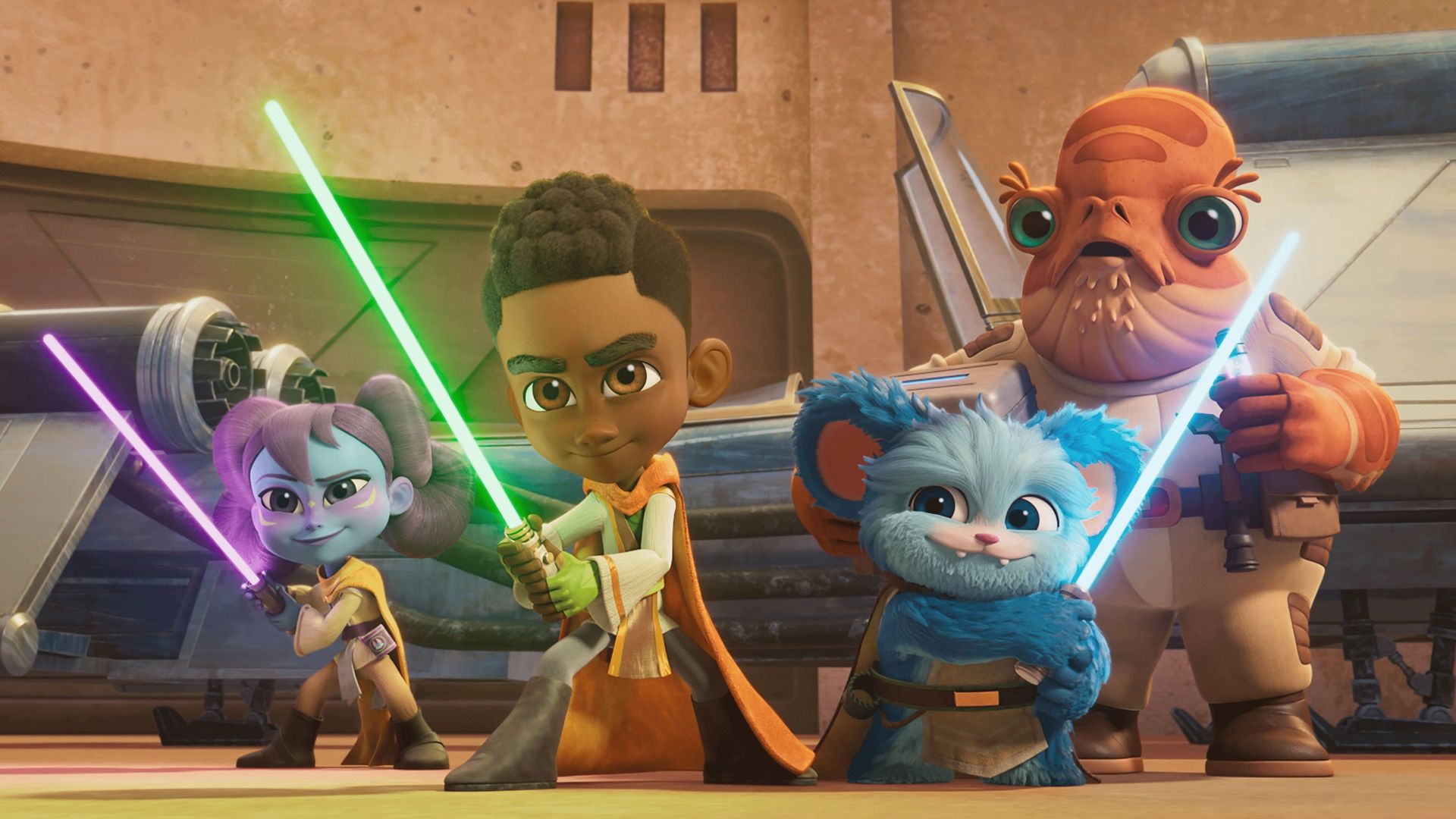 Young Jedi Adventures background