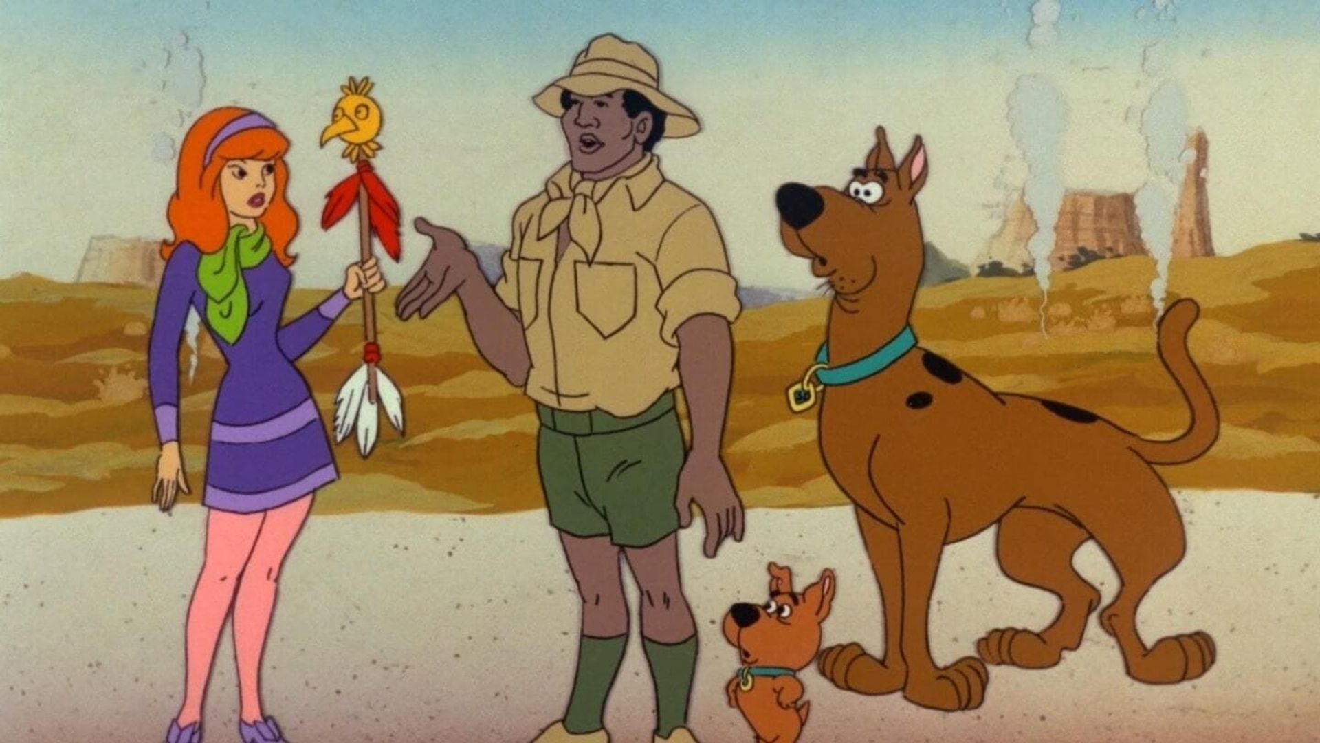 The New Scooby and Scrappy-Doo Show background