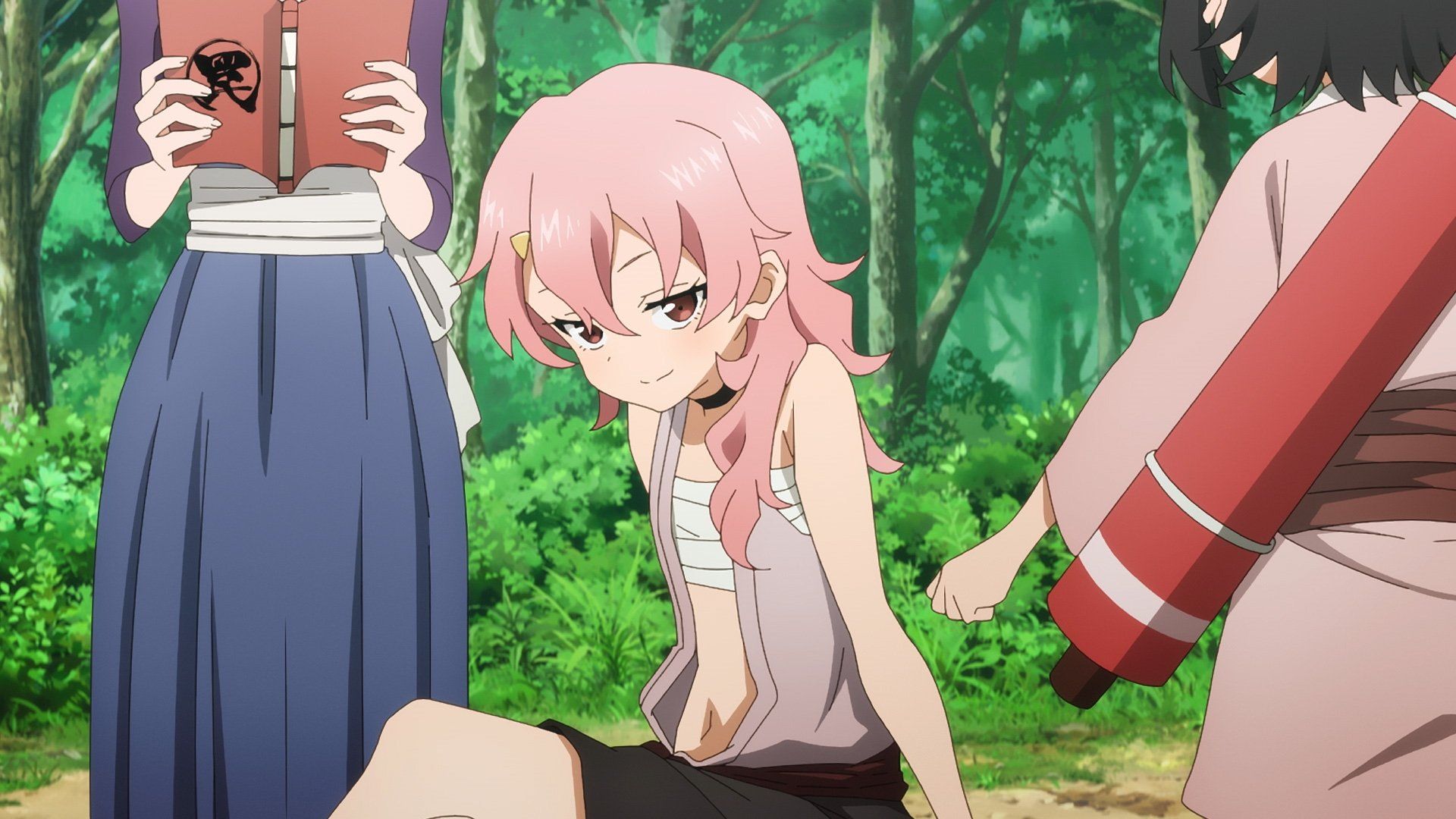 Kunoichi Tsubaki no mune no uchi background
