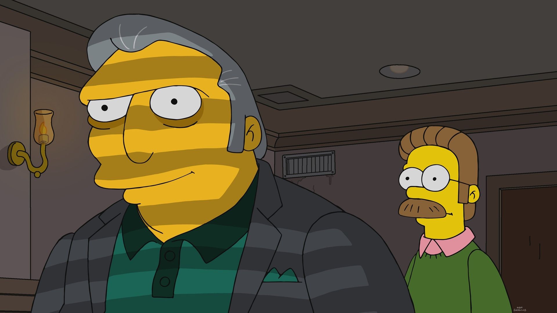 The Simpsons background