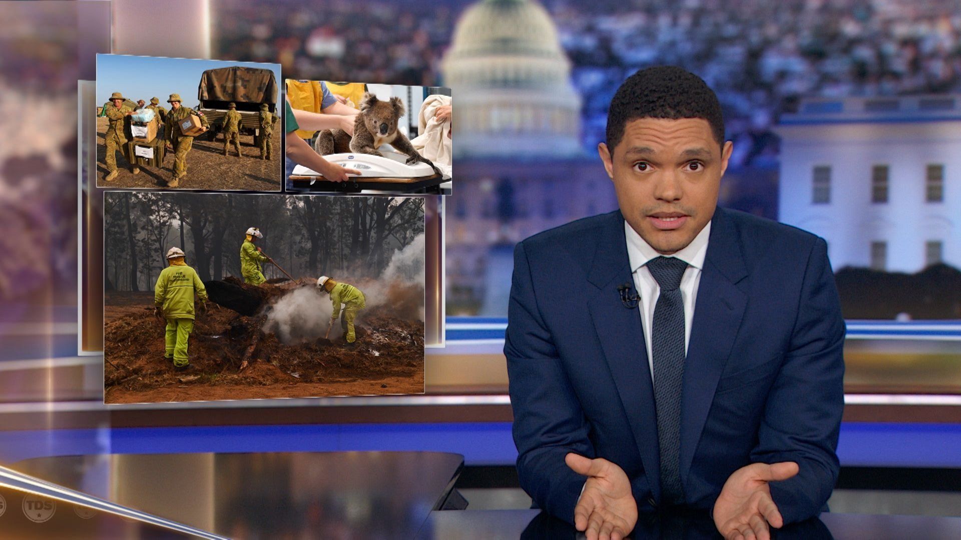 The Daily Show background