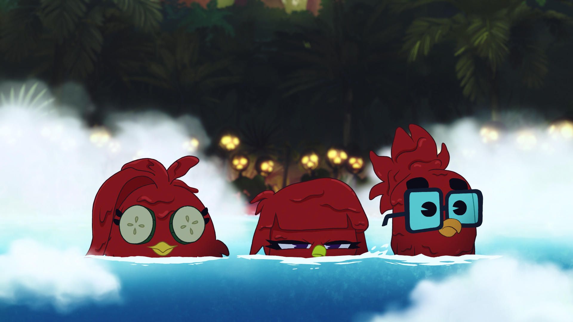 Angry Birds Mystery Island background