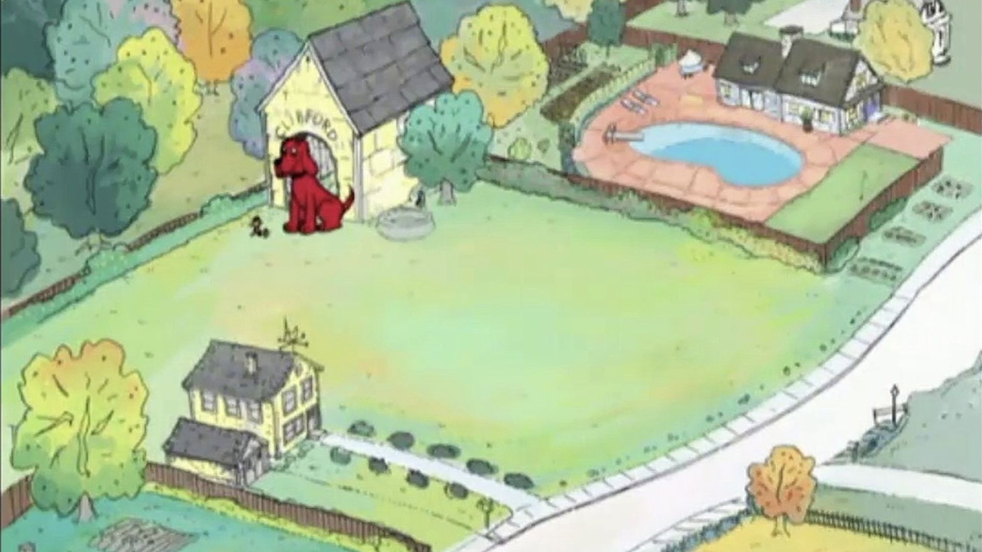 Clifford the Big Red Dog background