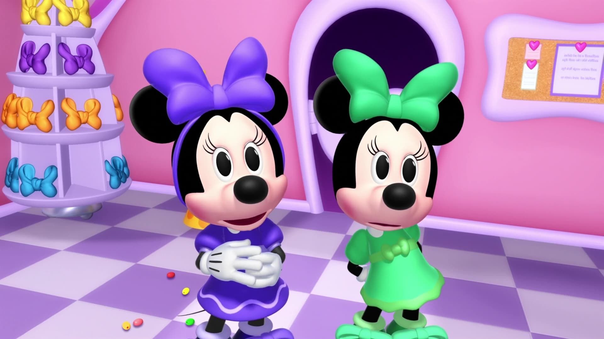 Minnie's Bow-Toons background