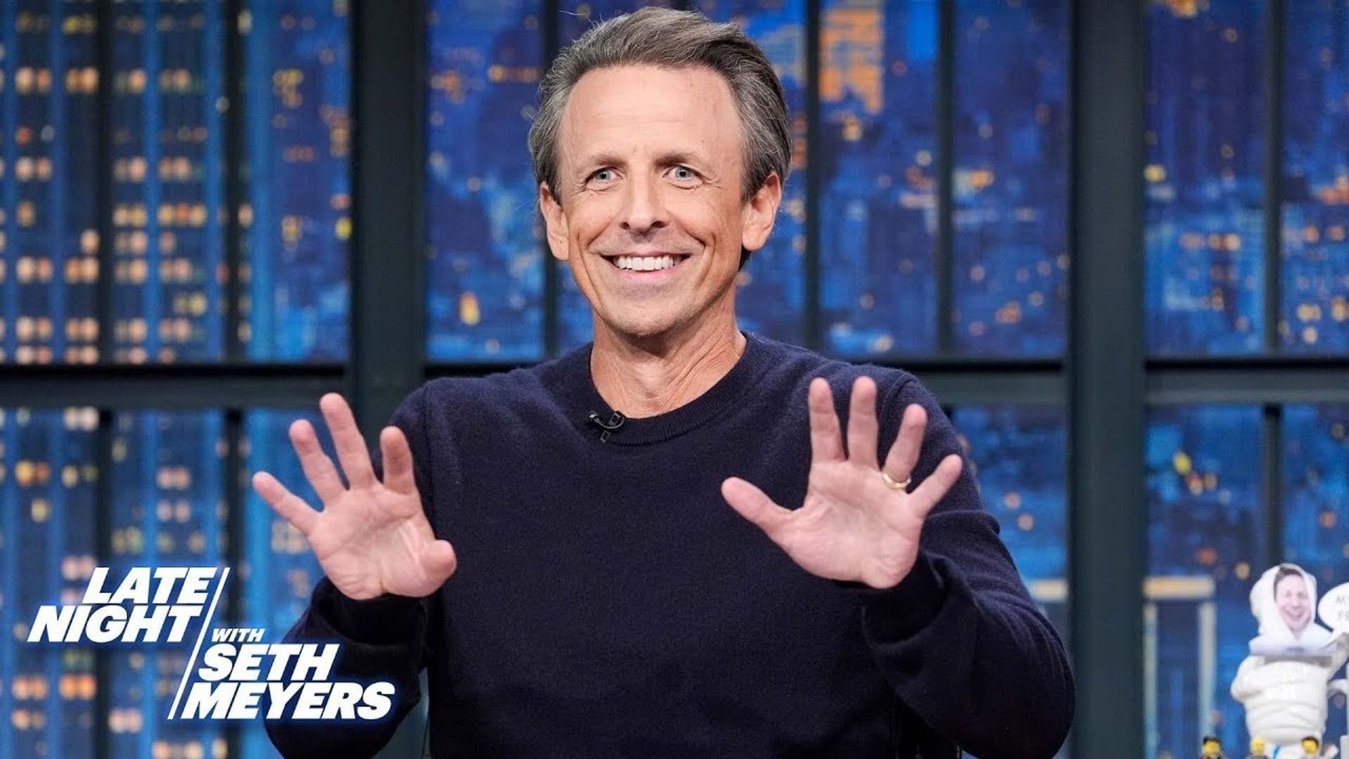 Late Night with Seth Meyers: Corrections" background