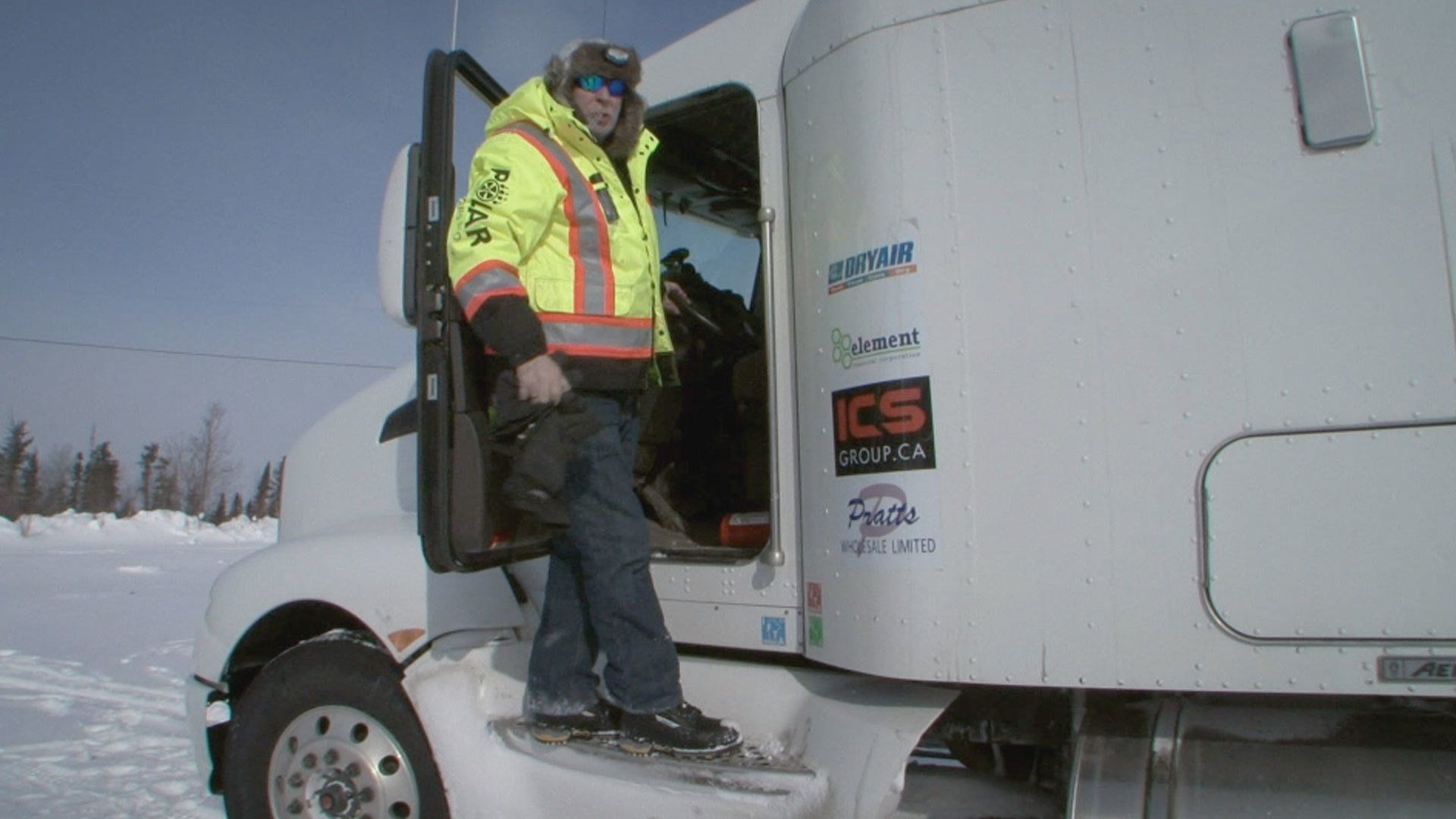 Ice Road Truckers background