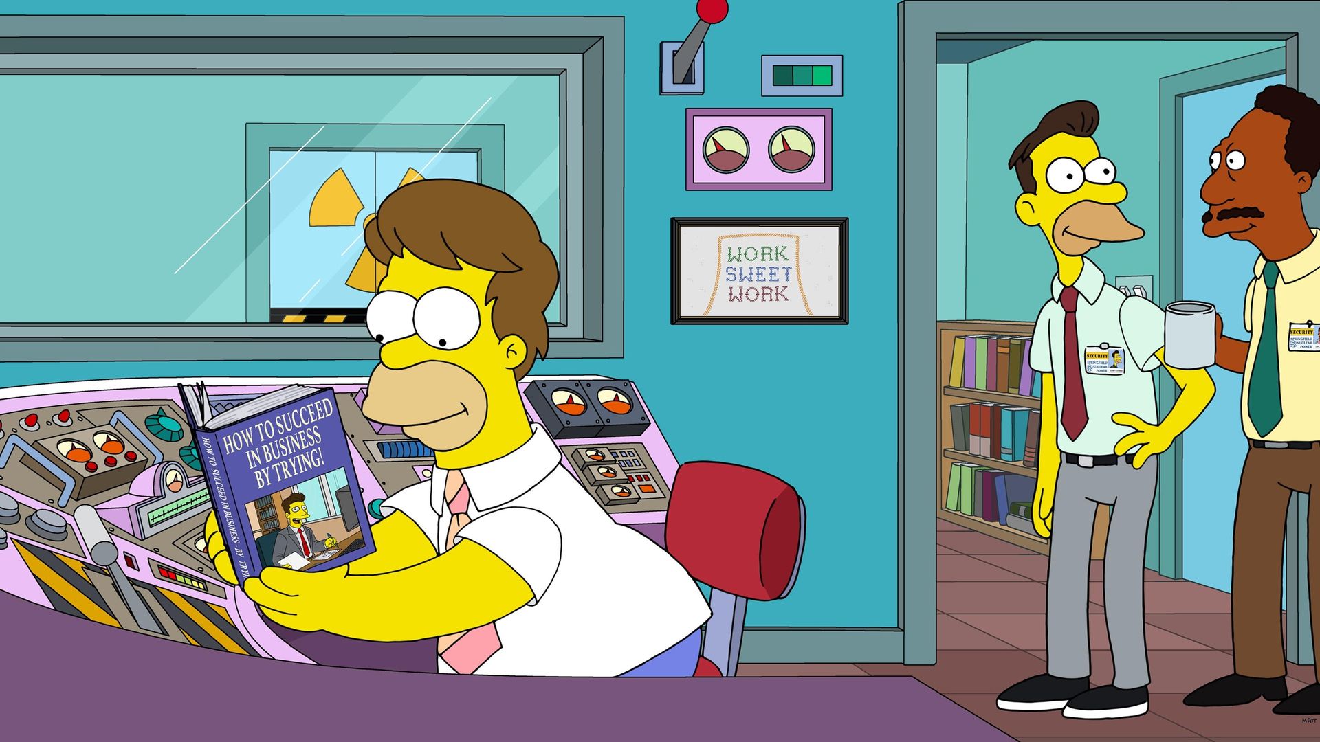 The Simpsons background