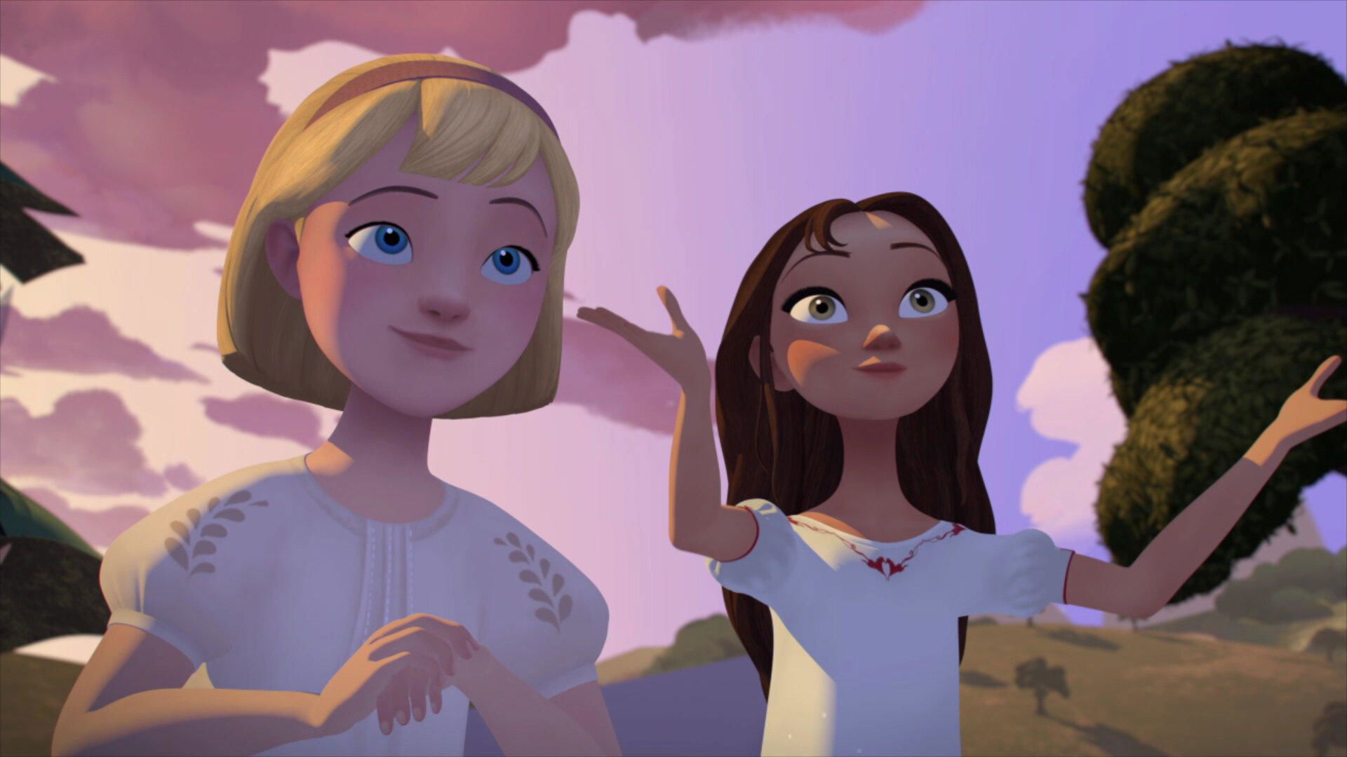 Spirit Riding Free background
