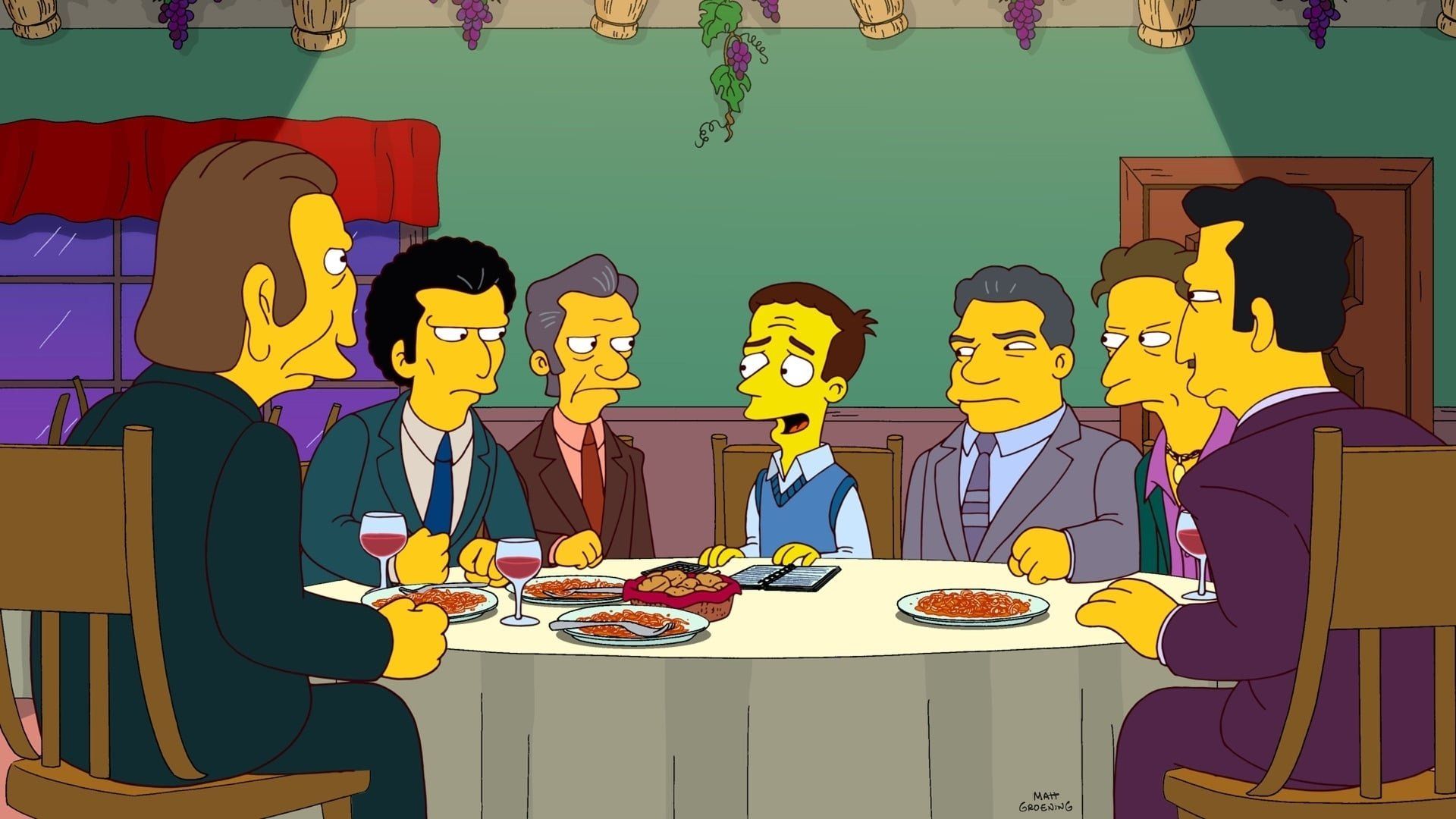 The Simpsons background