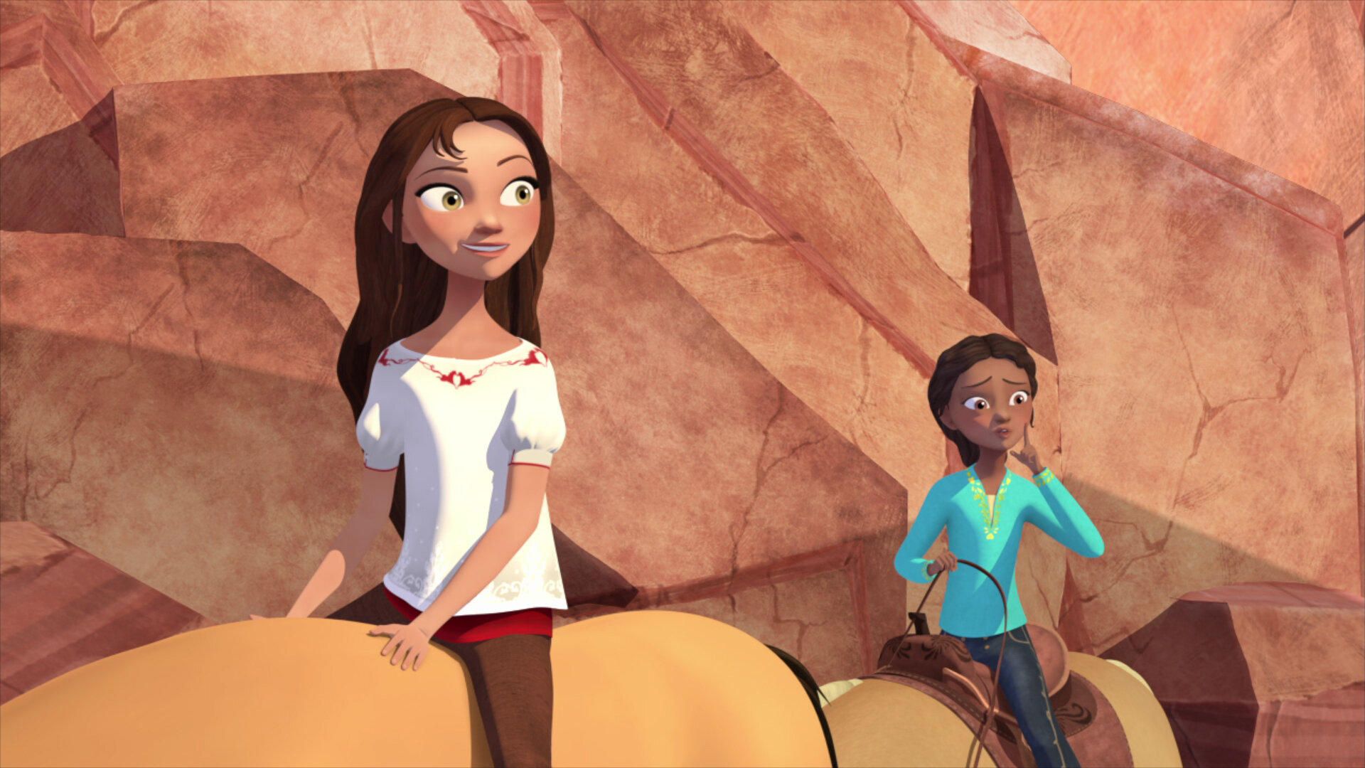 Spirit Riding Free background