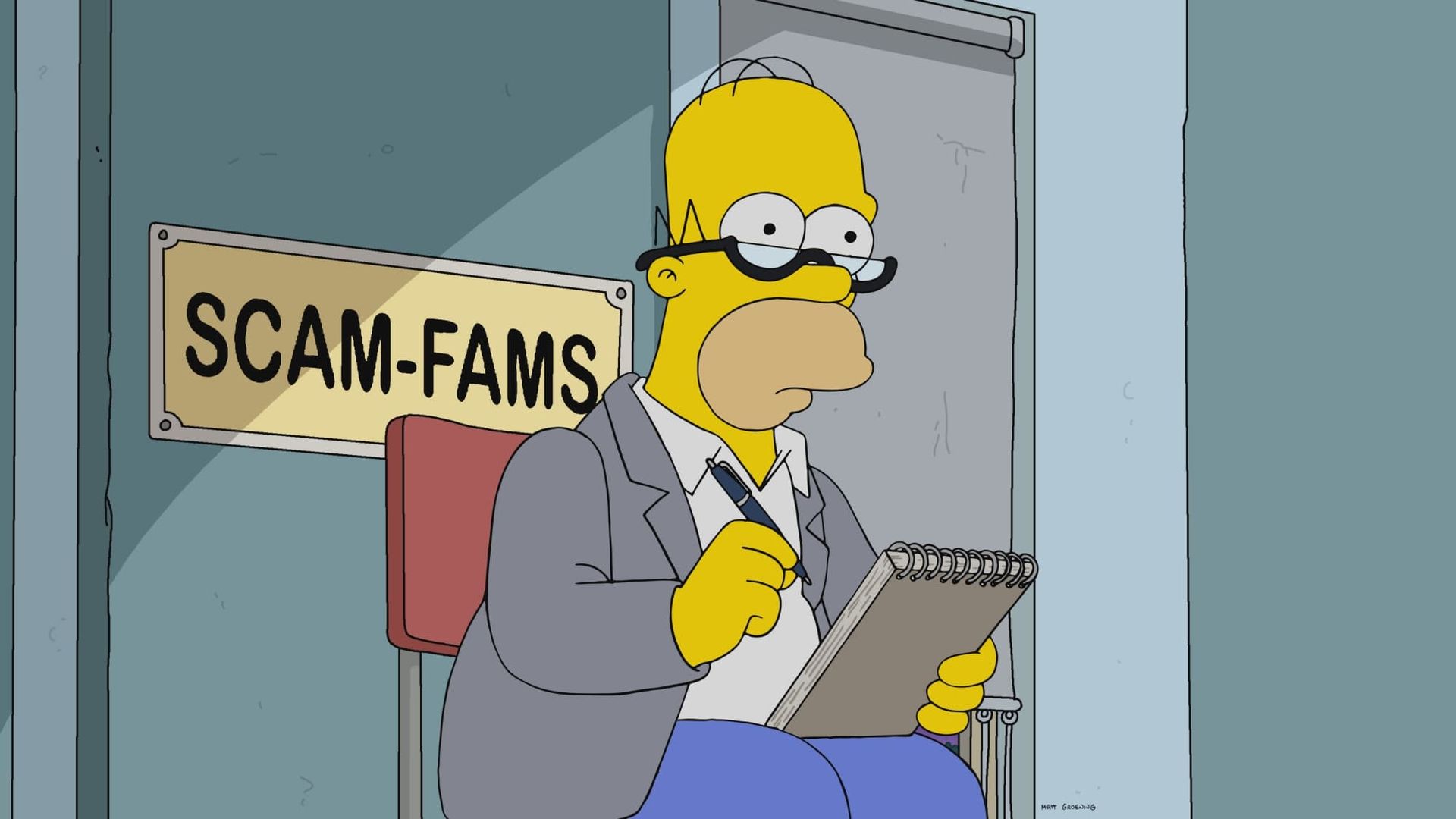 The Simpsons background
