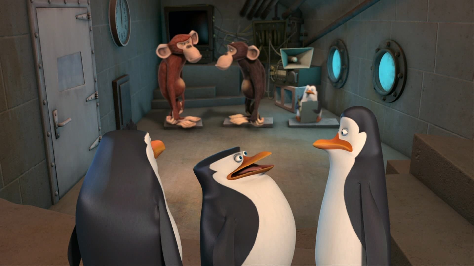 The Penguins of Madagascar background