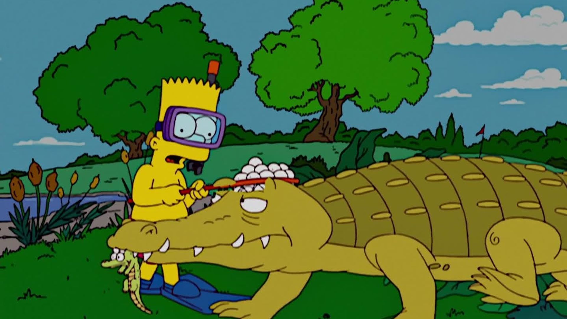 The Simpsons background