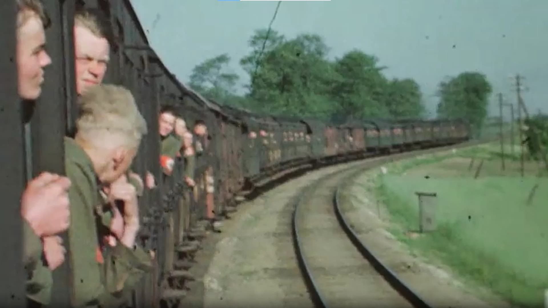 WWII Battles in Color background