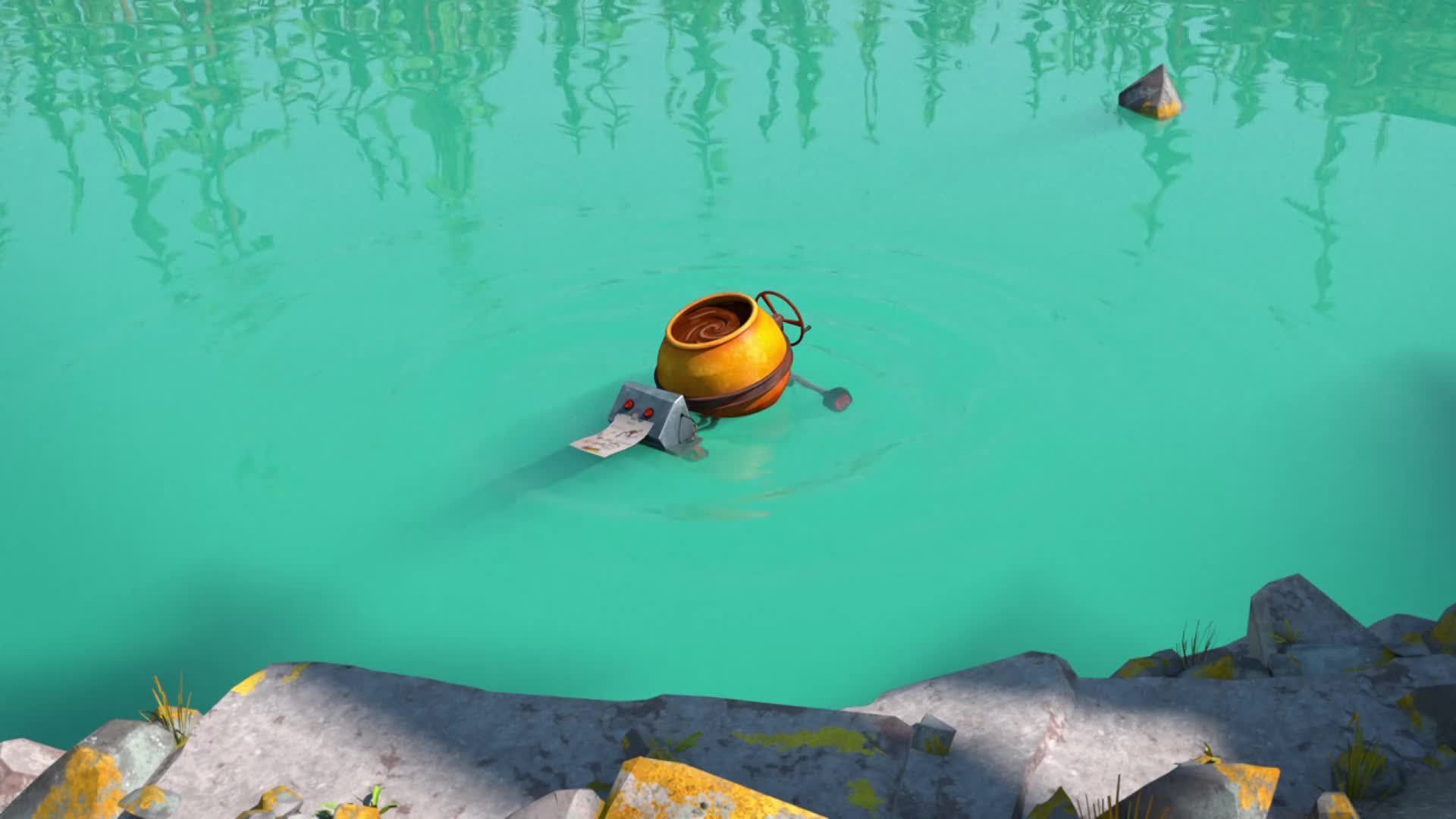 Grizzy and the Lemmings background