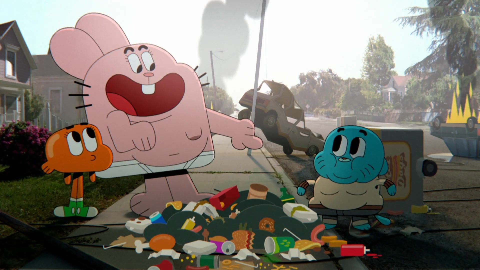The Amazing World of Gumball background